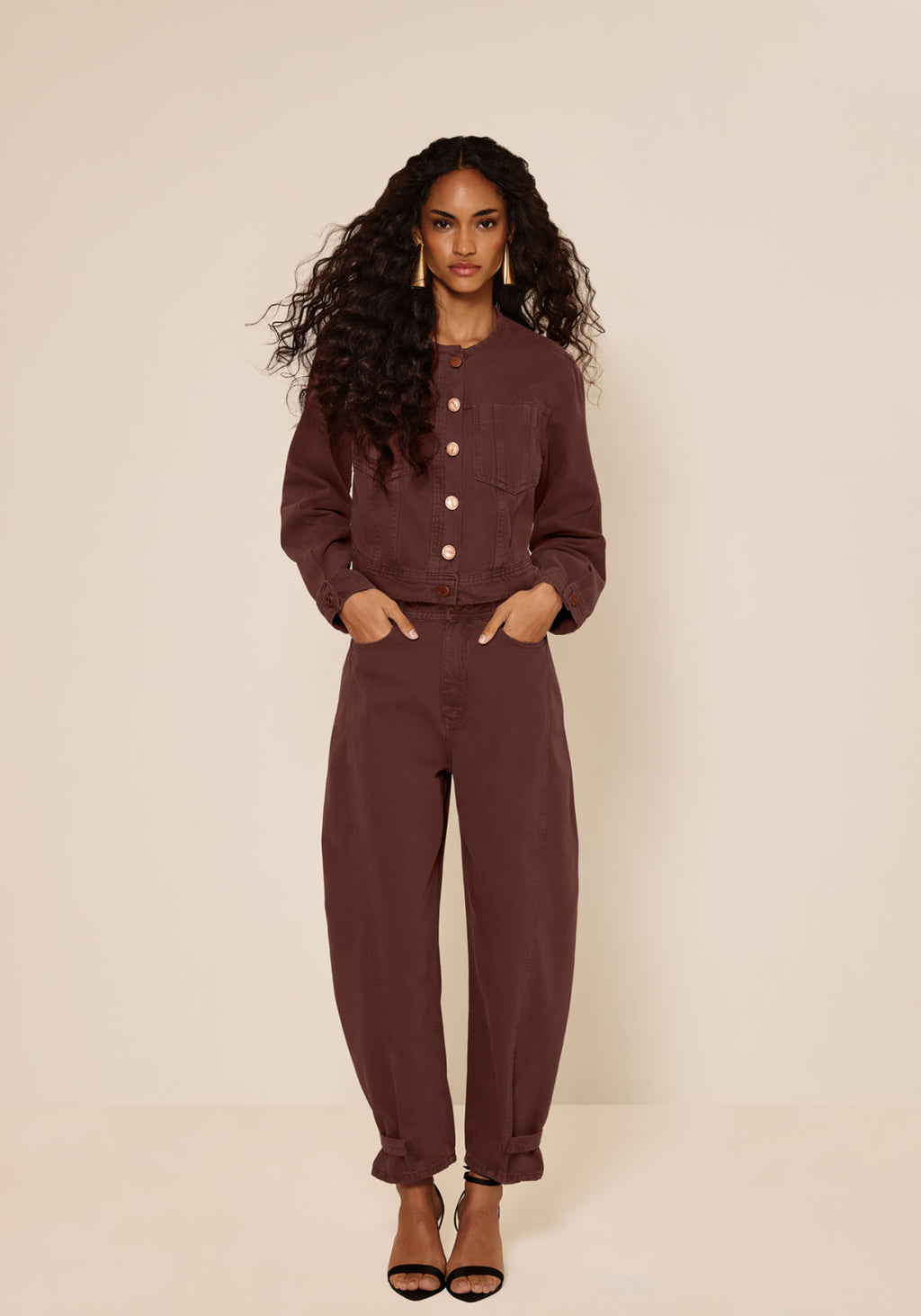 Calça Balloon De Cintura Alta Lez A Lez Feminino 0997E