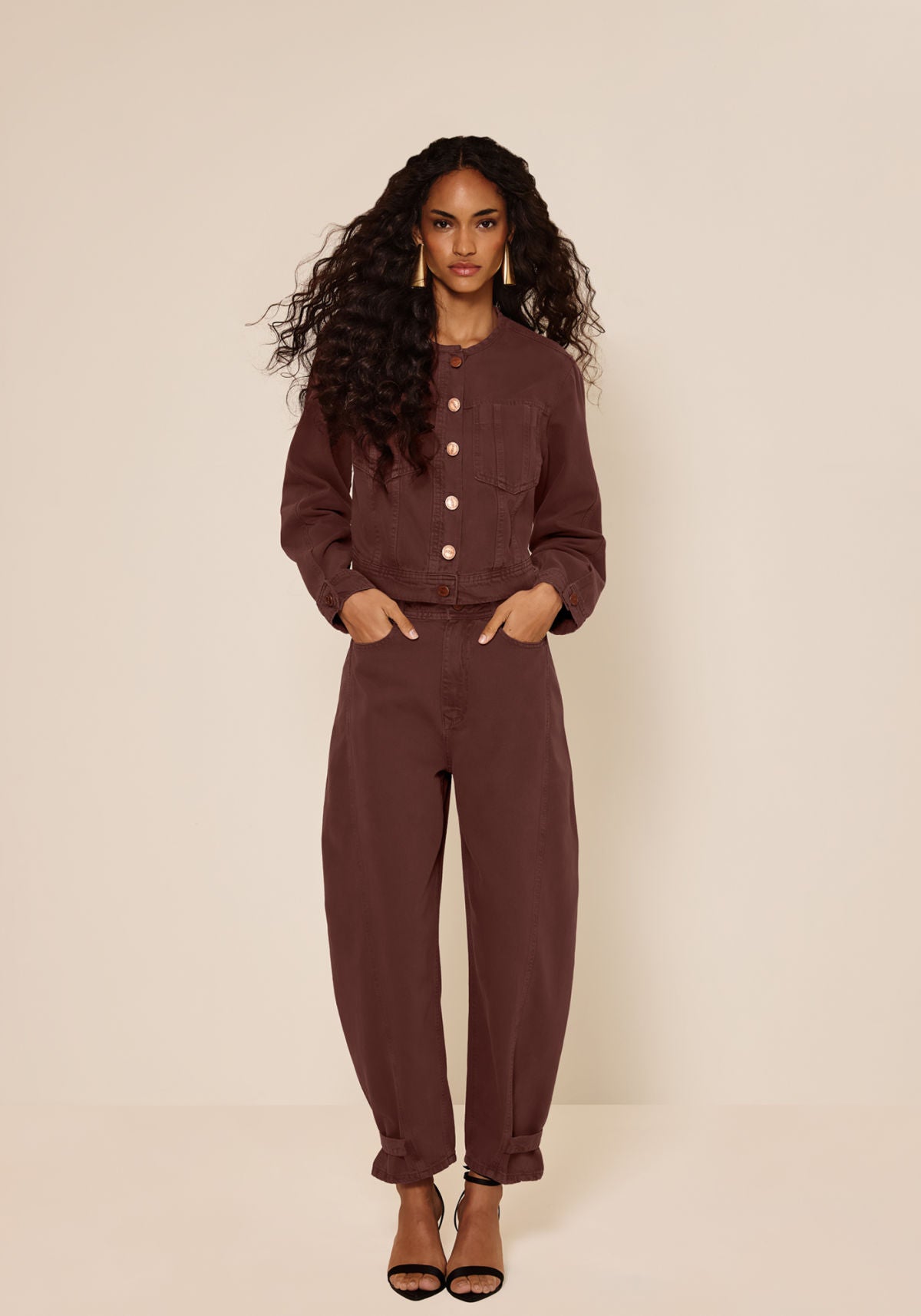 Calça Balloon De Cintura Alta Lez A Lez Feminino 0997E