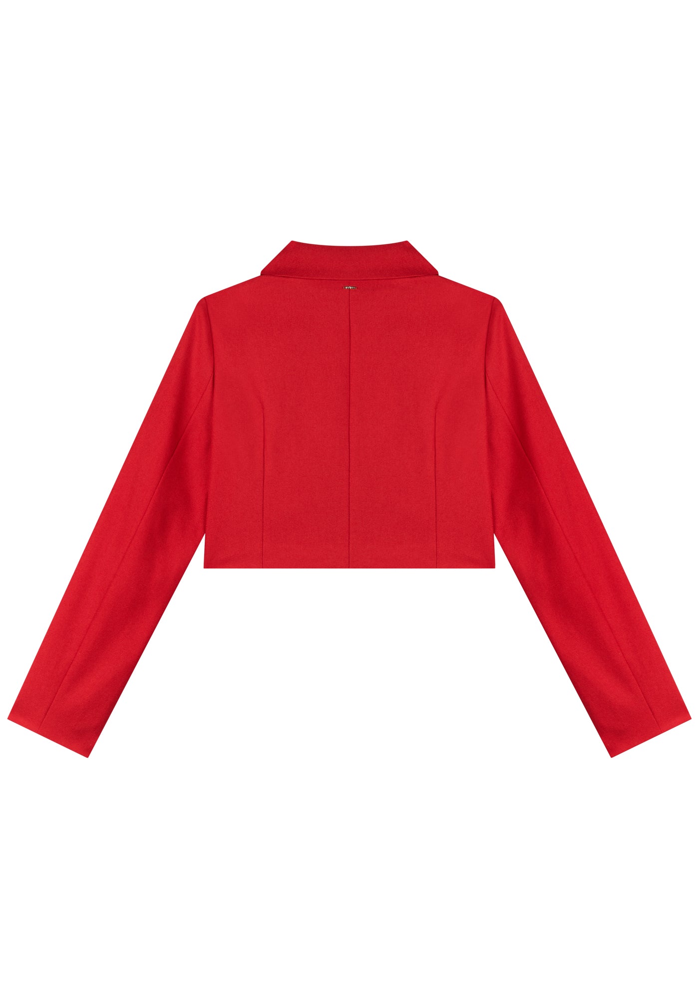 Blazer Cropped Com Lapelas E Botão Lez a Lez Feminino 5232E