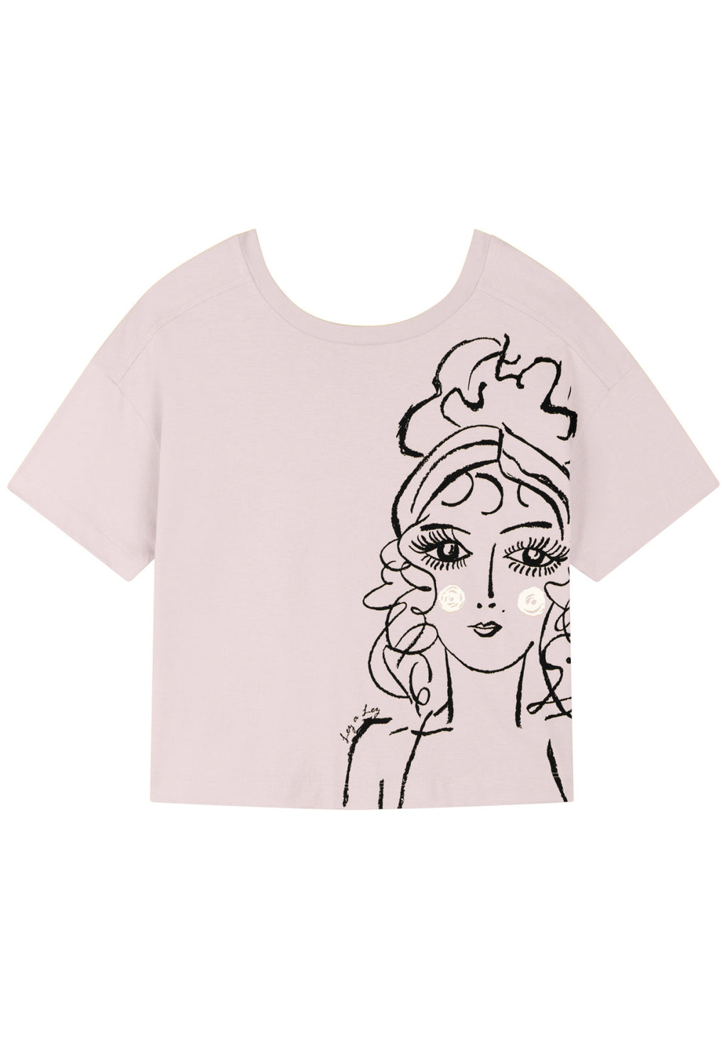Blusa Manga Curta Estampa Local Lez a Lez Feminino 7199E