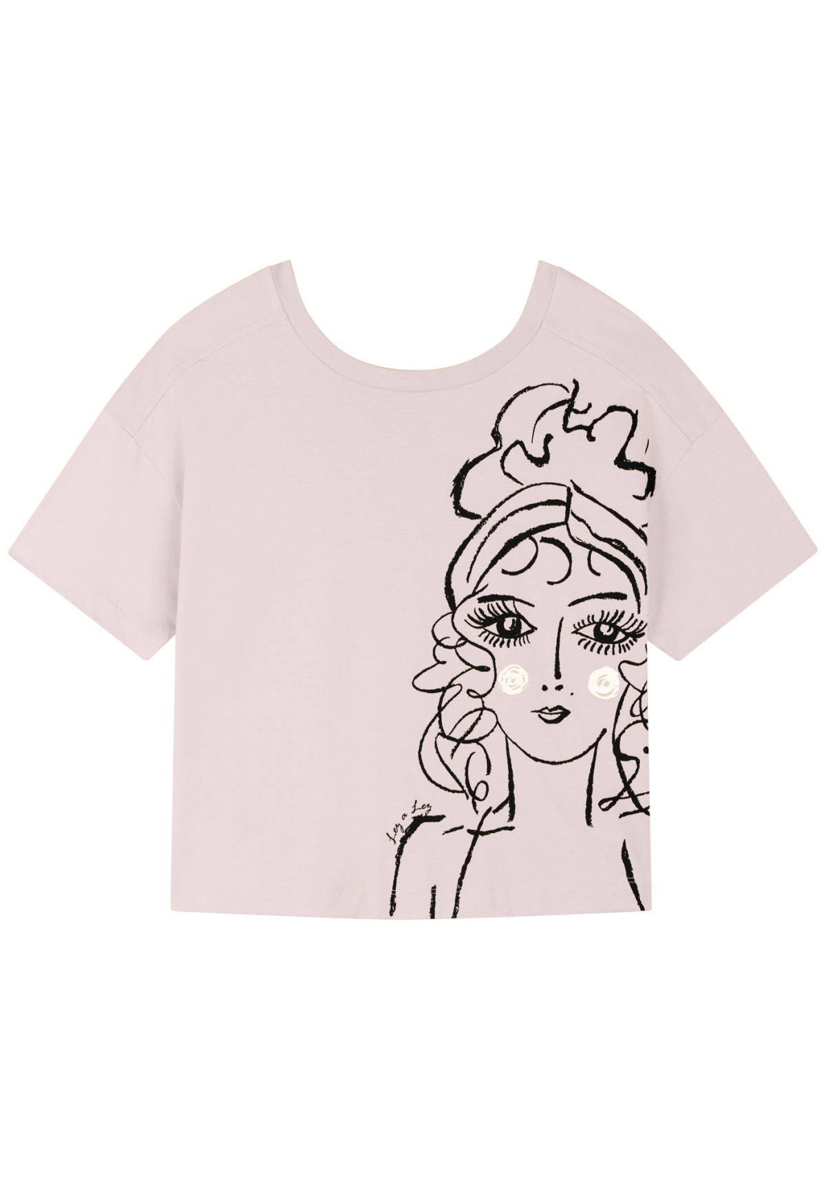 Blusa Manga Curta Estampa Local Lez a Lez Feminino 7199E