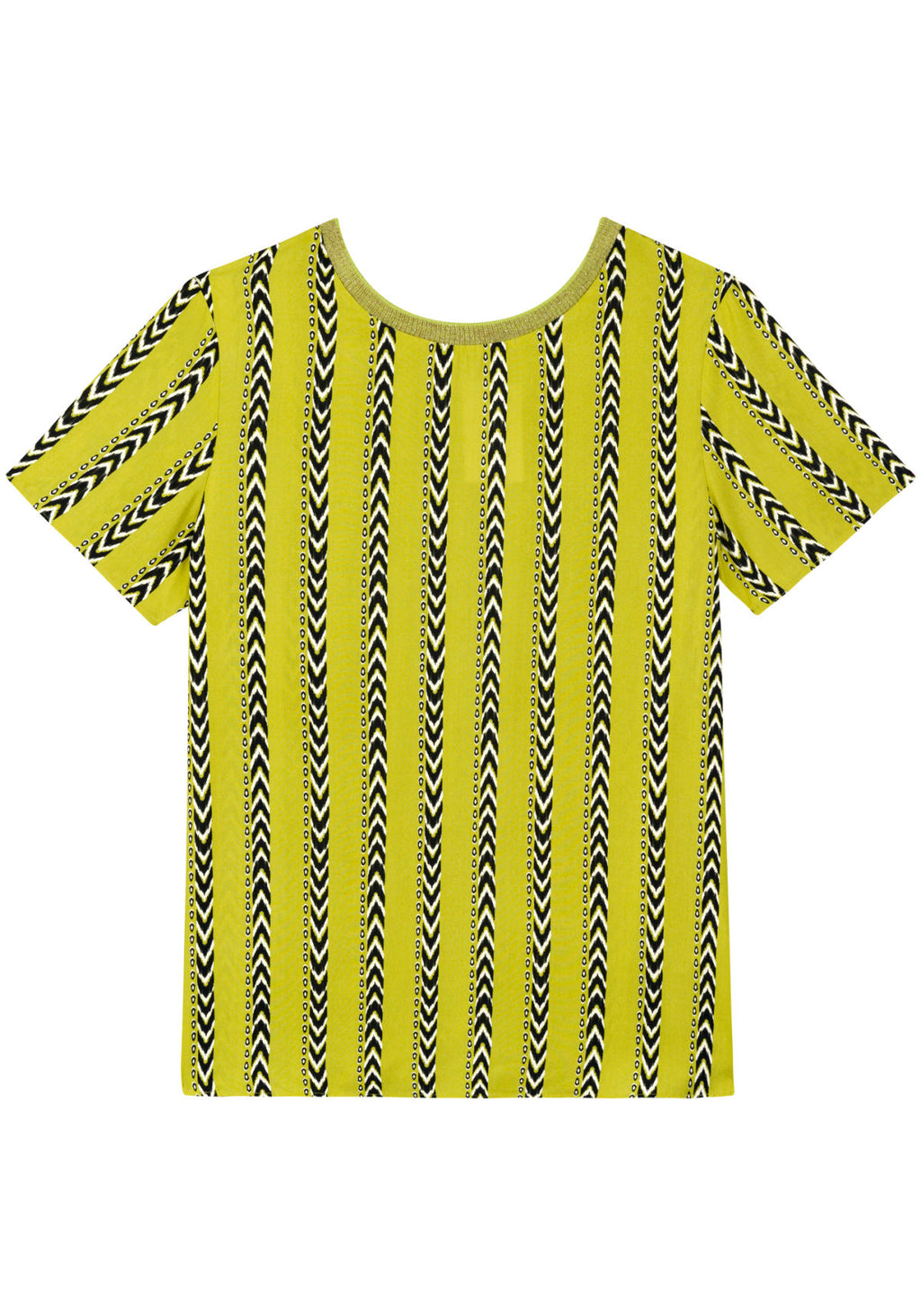 Blusa De Mangas Curtas Estampada Lez A Lez Feminino 3531E