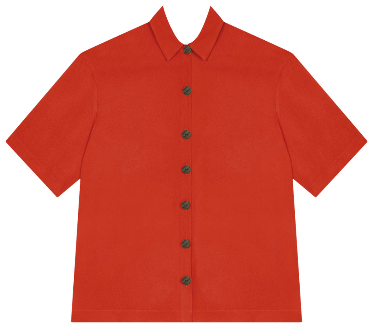 Camisa Manga Curta em Crepe Lez A Lez Feminino 7344L