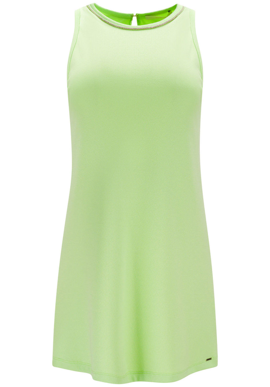 Vestido Curto em Malha com Strass Lez A Lez Feminino 3185E