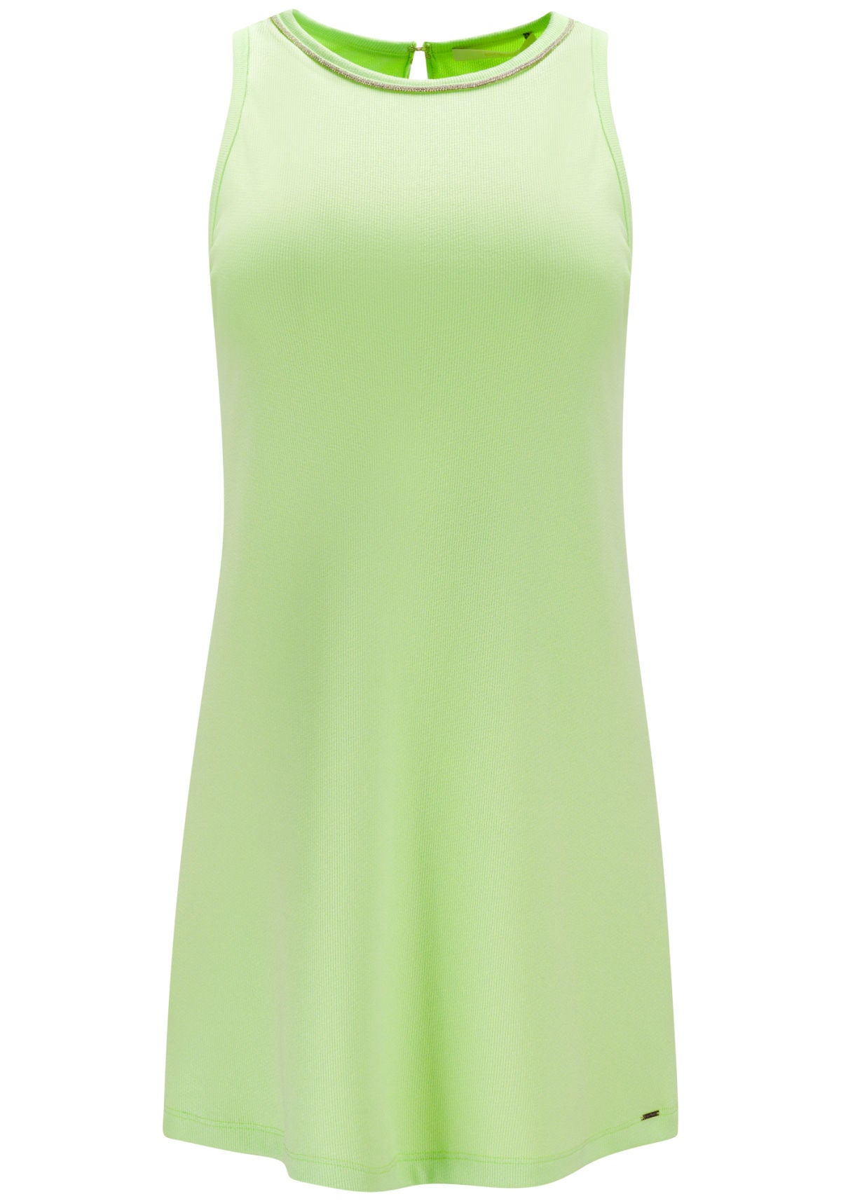 Vestido Curto em Malha com Strass Lez A Lez Feminino 3185E