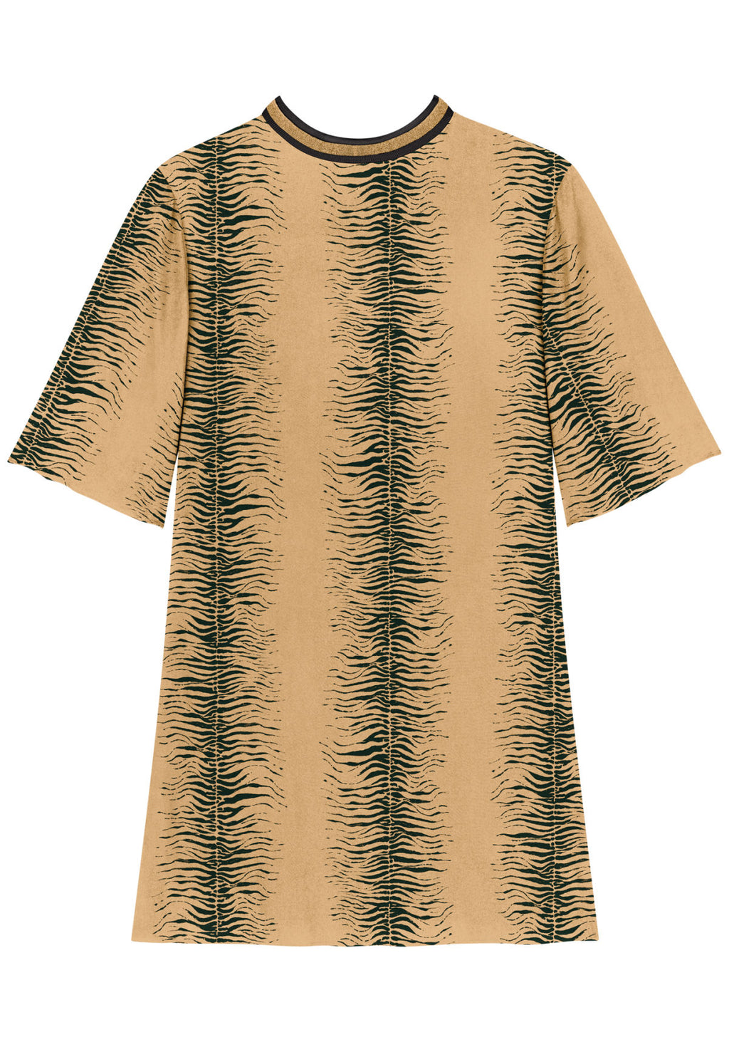 Vestido Curto Estampado Com Manga Lez A Lez Feminino 9250E