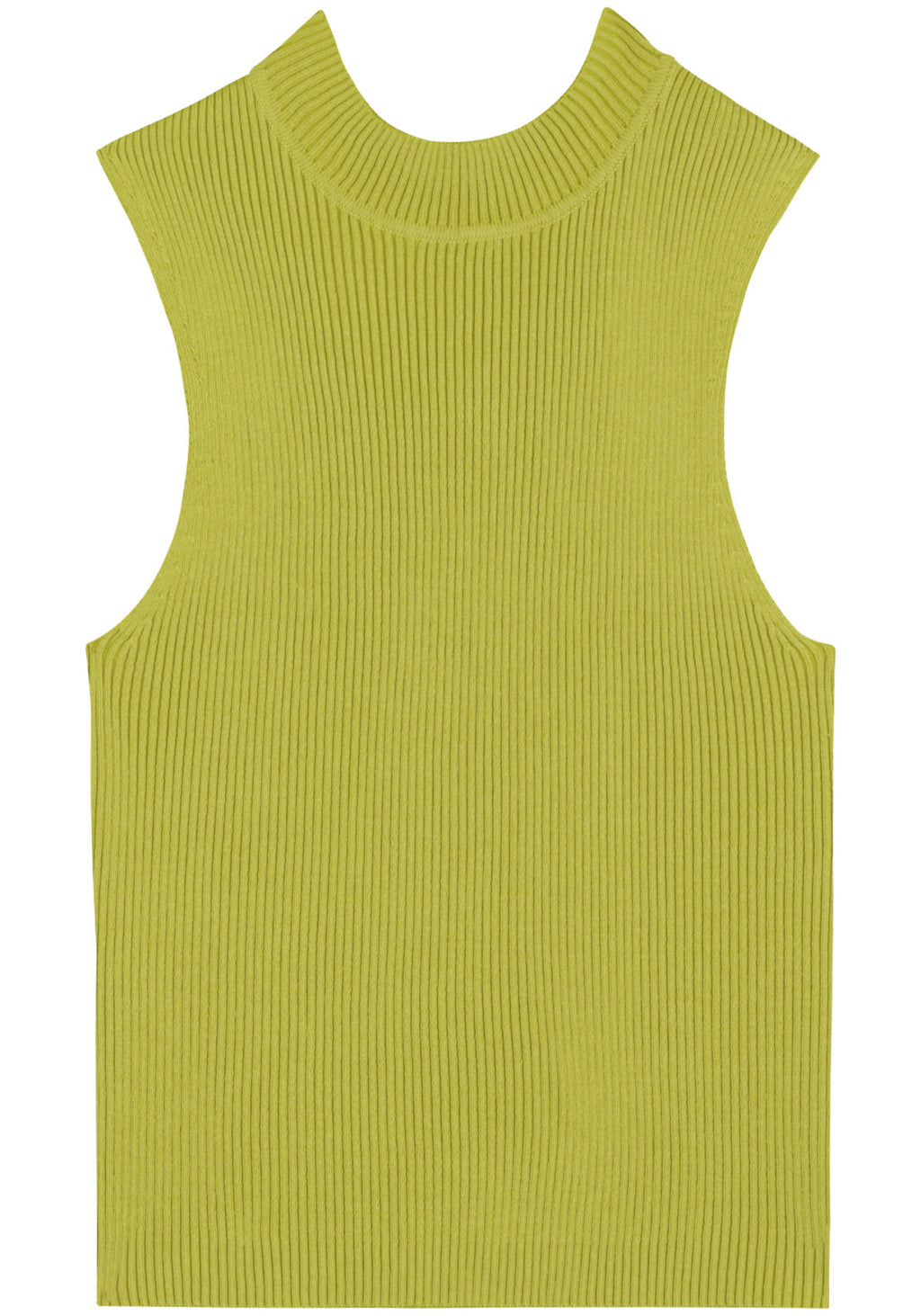 Blusa Justa Sem Mangas Com Gola Lez A Lez Feminino 7034E
