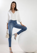 Calça Jeans Skinny Cropped Every Lez A Lez Feminino 5321L