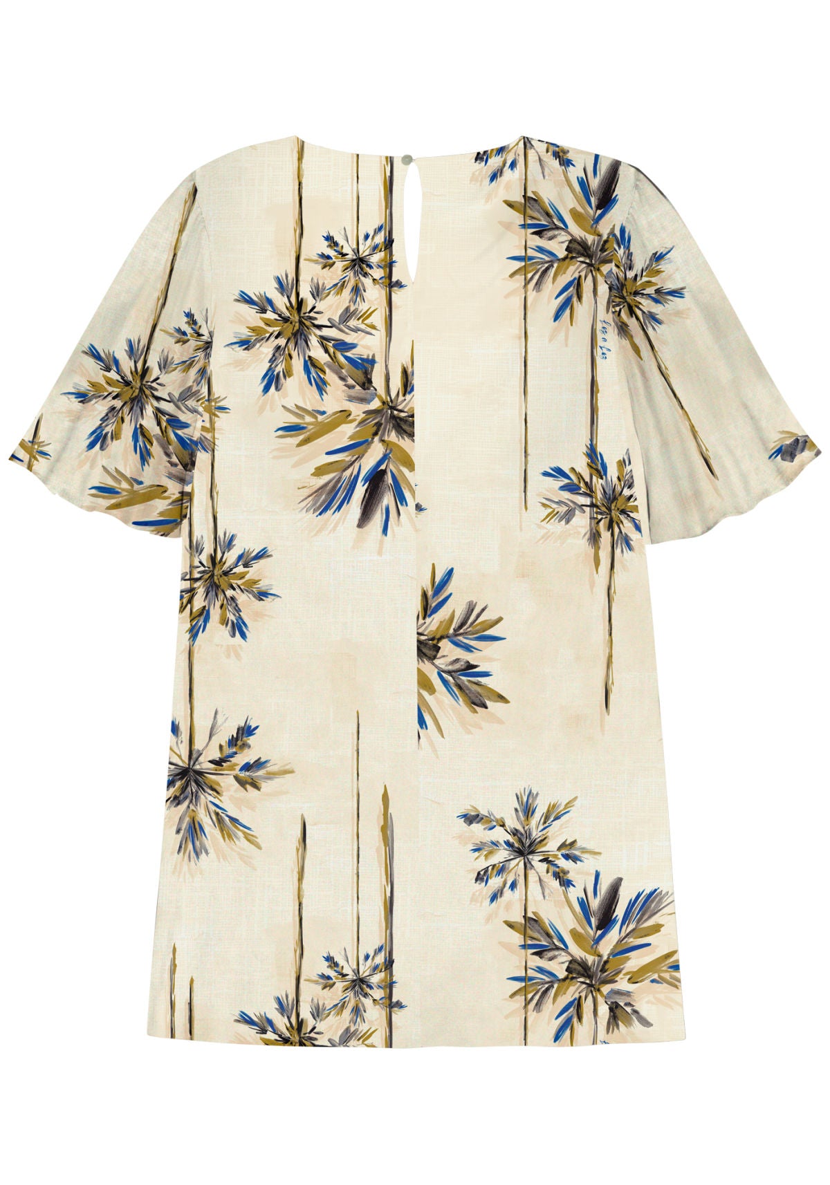Blusa De Mangas Curtas Estampada Lez A Lez Feminino 9126E
