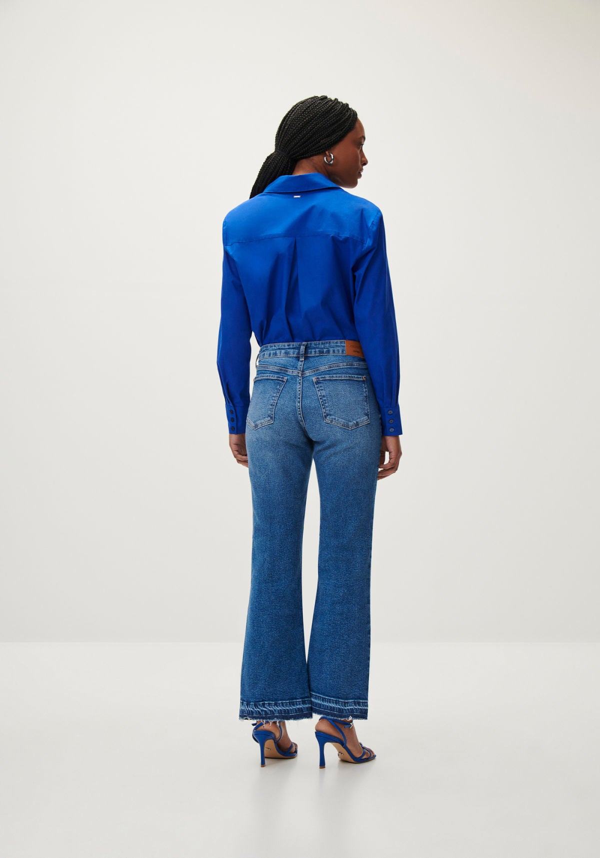 Calça Jeans Flare Cropped Lez A Lez Feminino 7891L