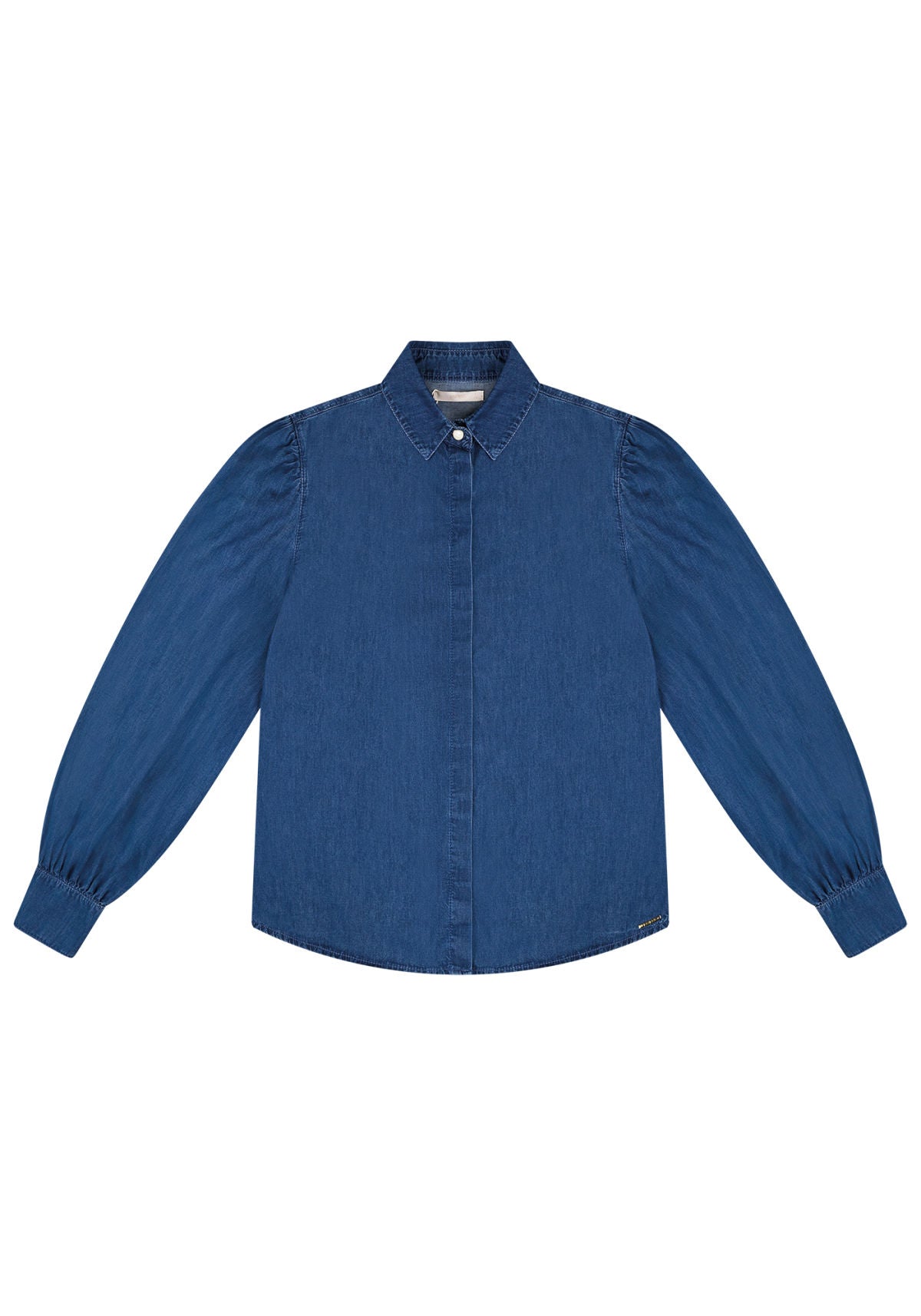 Camisa Jeans com Manga Longa Lez A Lez Feminino 7947L