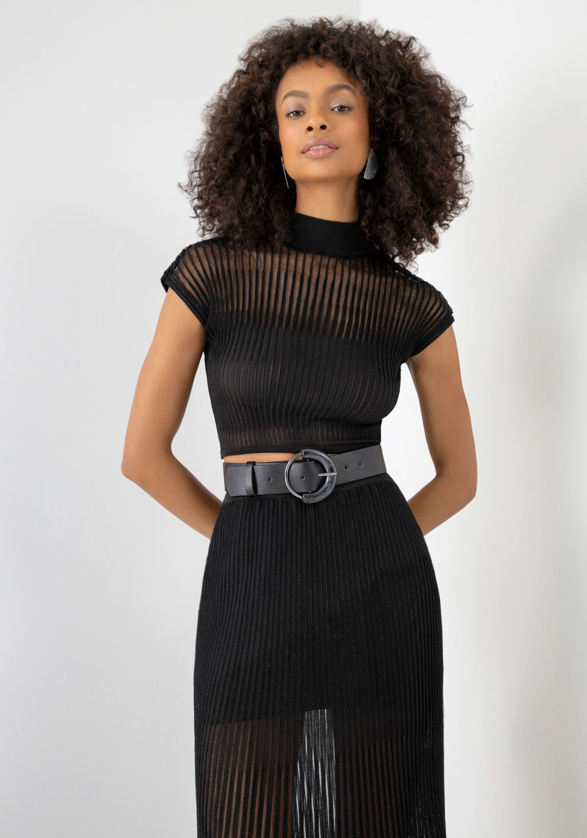 Blusa Gola Alta em Tricô Lez A Lez Feminino 5168L