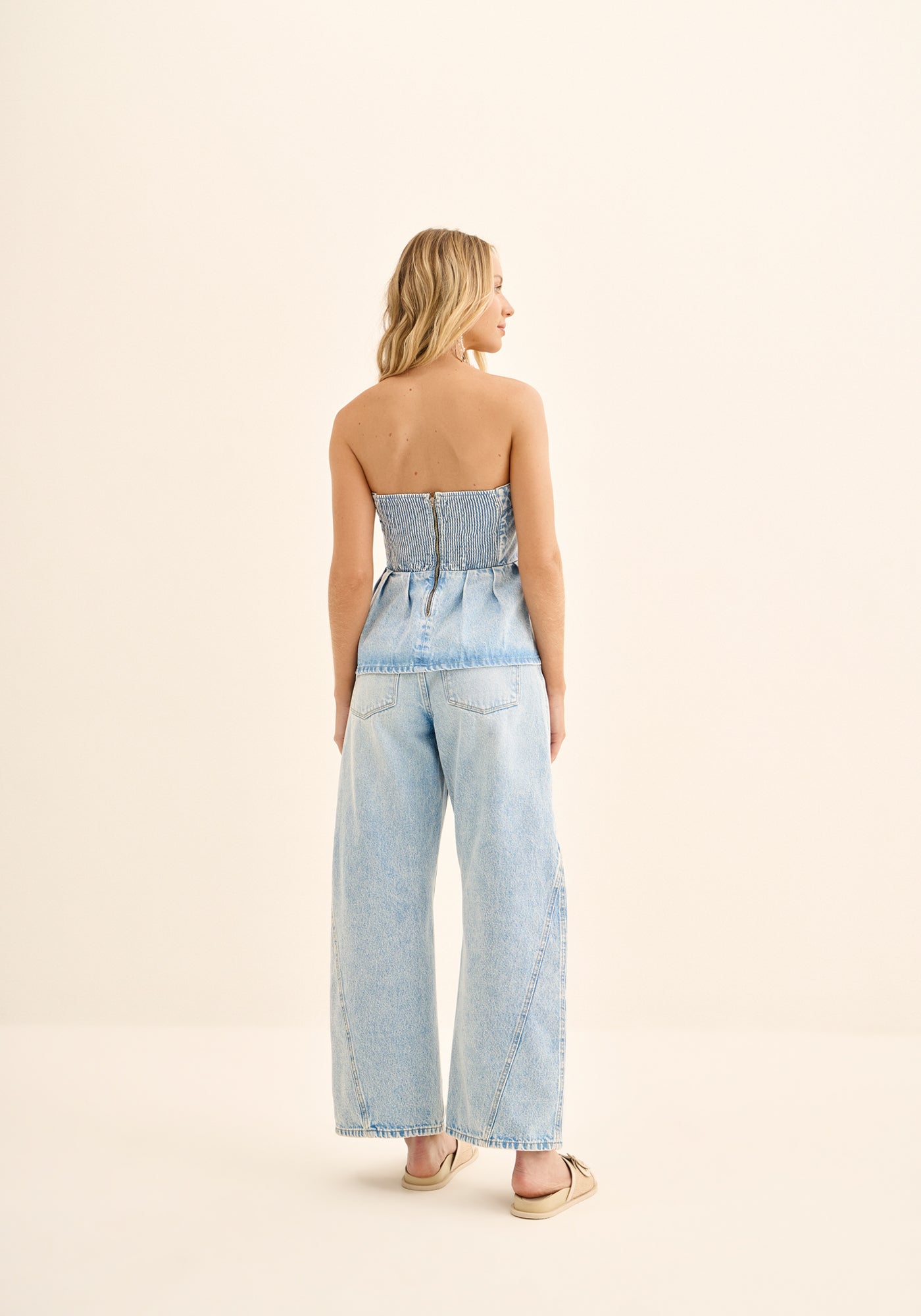 Top Jeans Sem Alças Lez a Lez Feminino 2448e