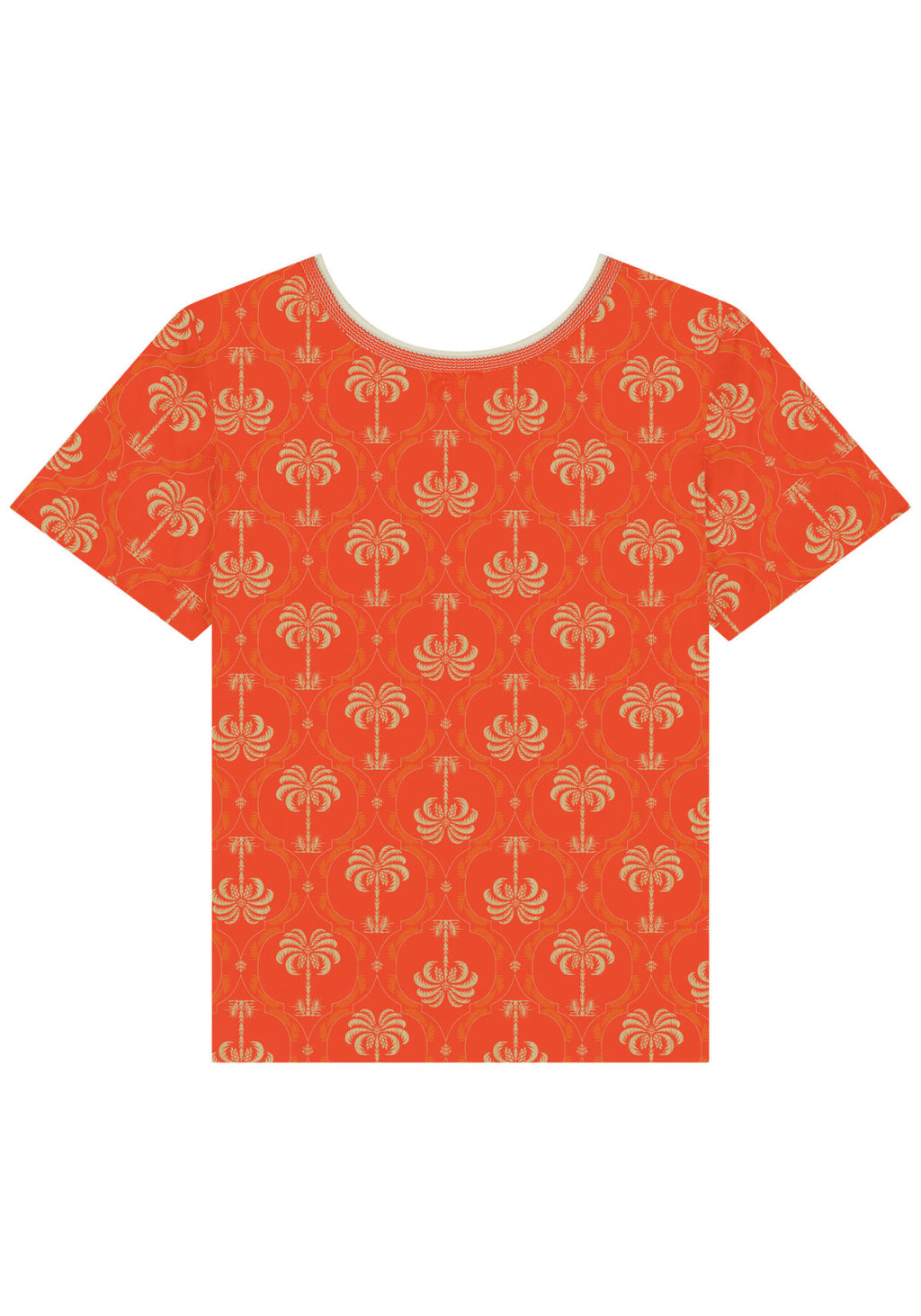 Blusa Estampada Com Decote Redondo Lez A Lez Feminino 5092E