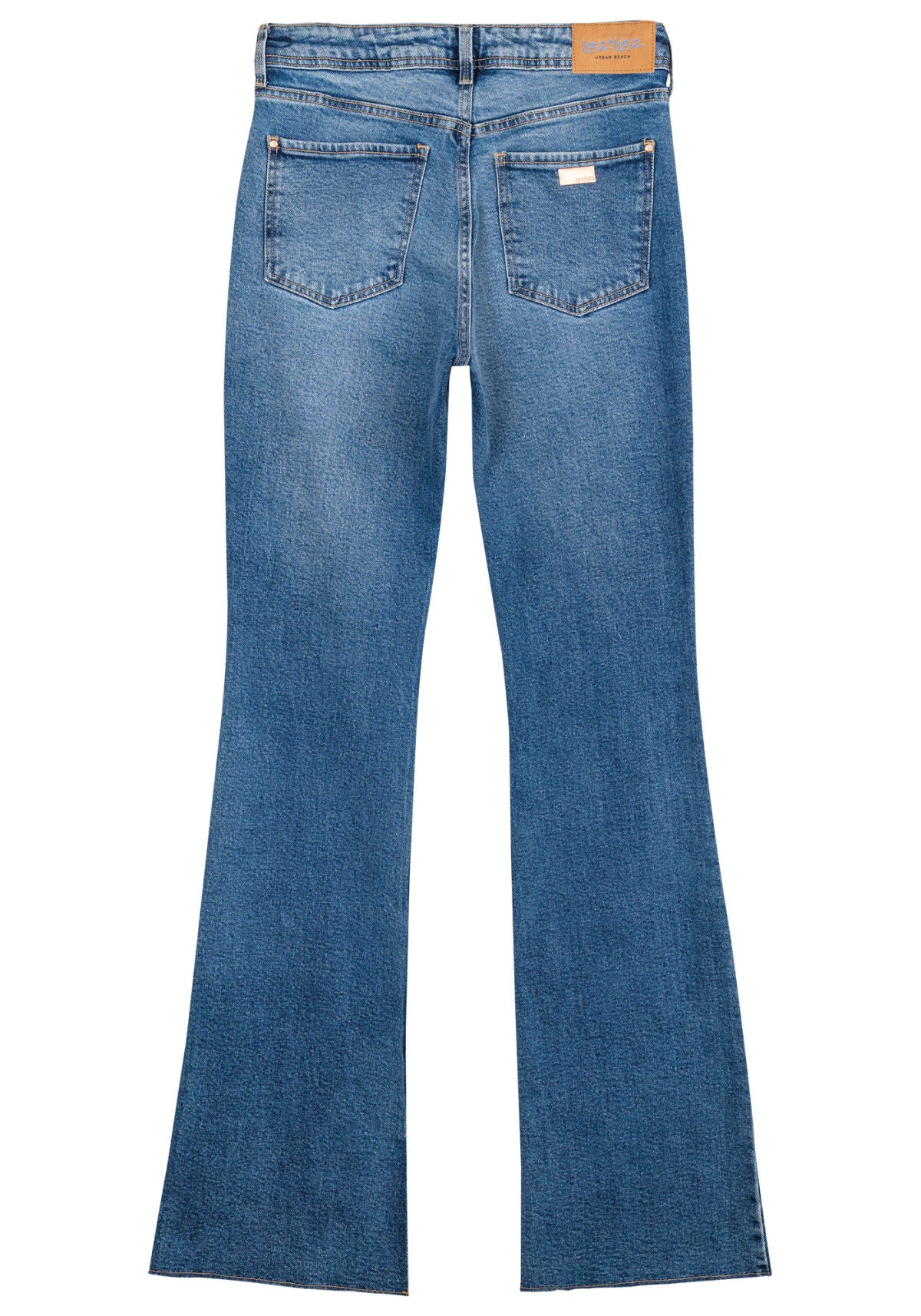 Calça Jeans Flare Super Alta Lez A Lez Feminino 7906L