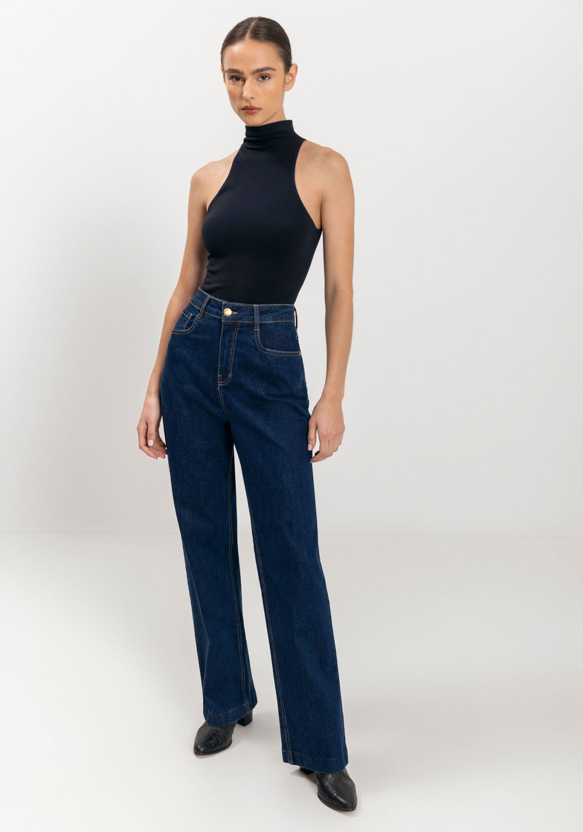 Calça Jeans Reta Slim Everyday Lez A Lez Feminino 1537E