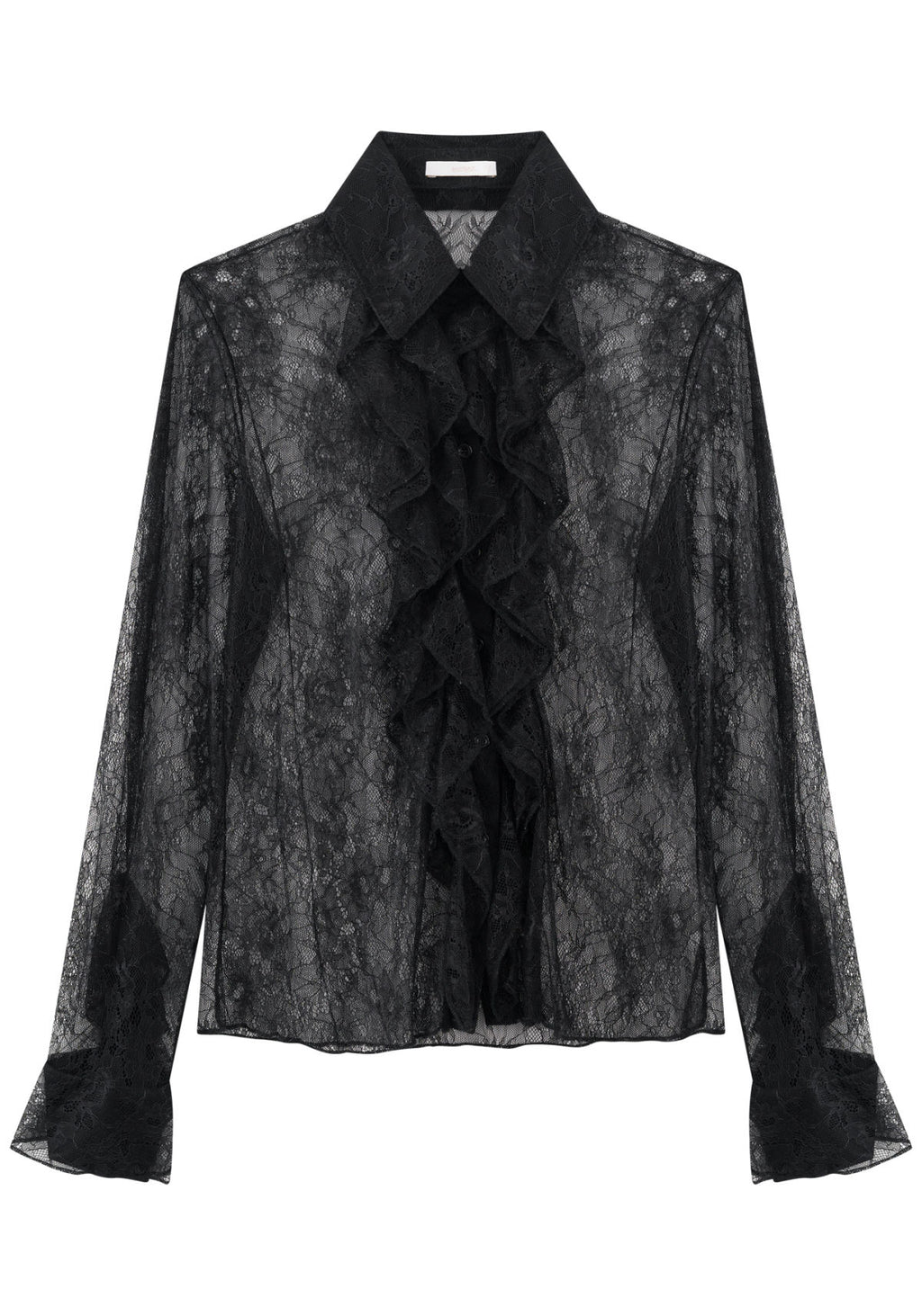 Camisa De Mangas Longas Em Renda Lez A Lez Feminino 8063E