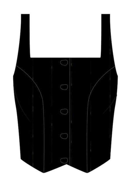 Blusa Com Decote Quadrado Lez A Lez Feminino 9423E