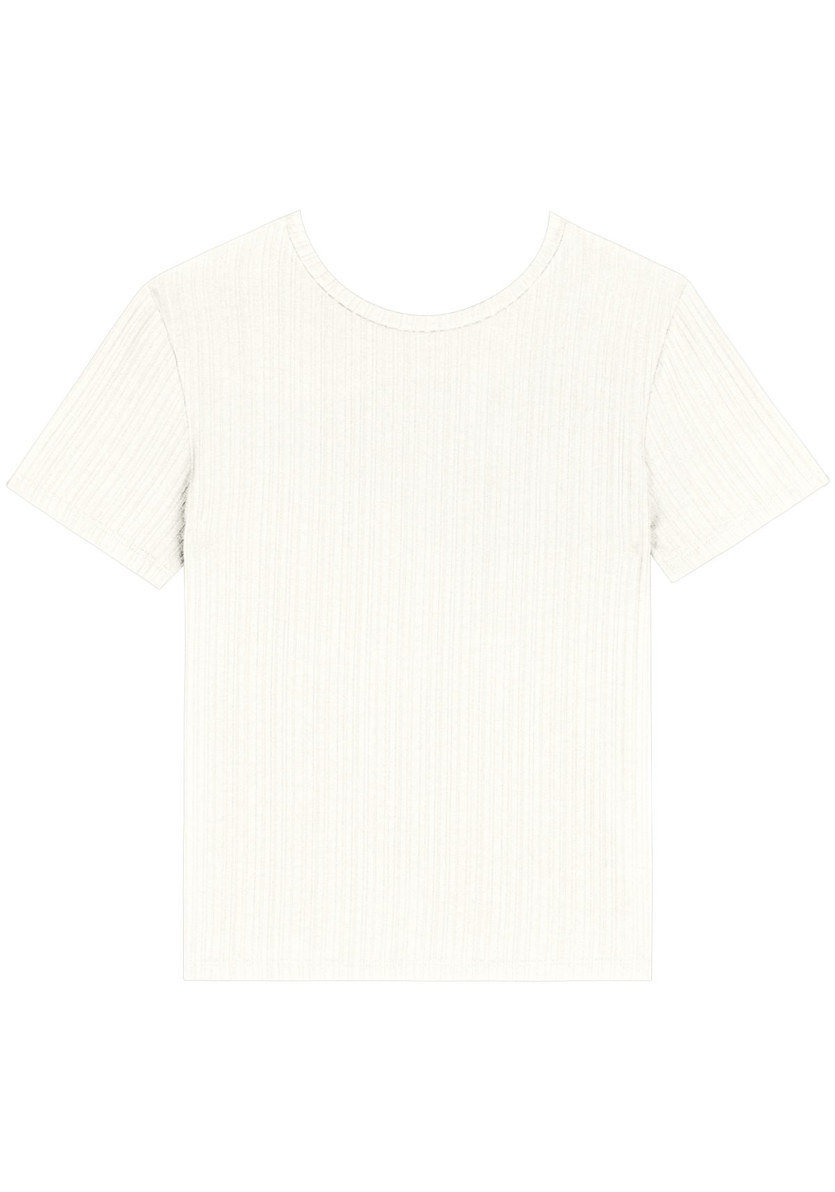 Blusa Básica De Mangas Curtas Lez A Lez Feminino 7129E