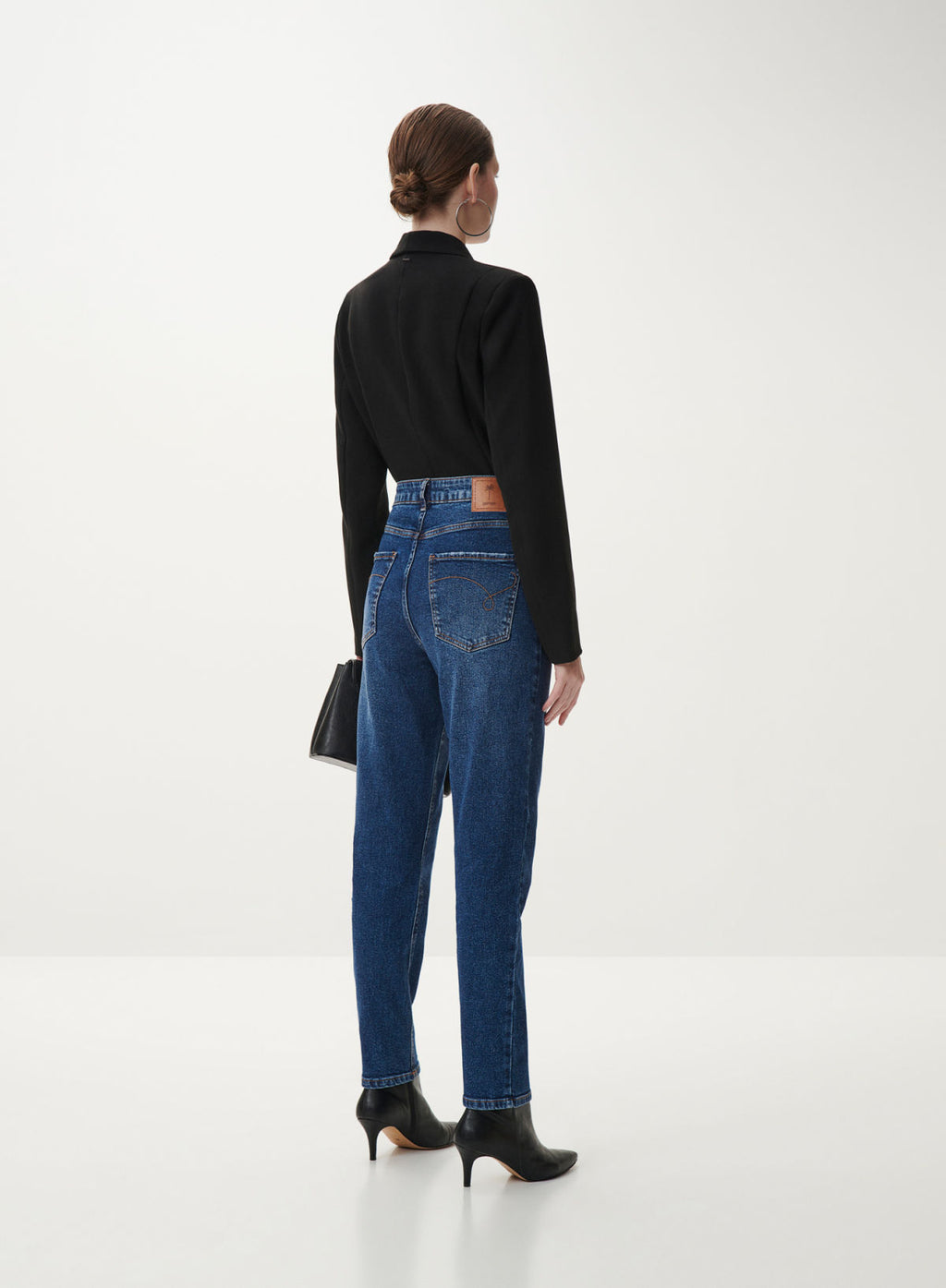Calça Jeans Mom Cropped Super Alta Lez A Lez Feminino 7904L