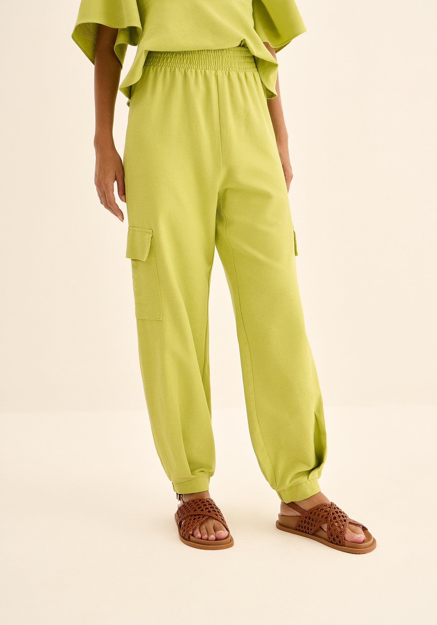 Calça Jogging De Cintura Alta Lez a Lez Feminino 5672e