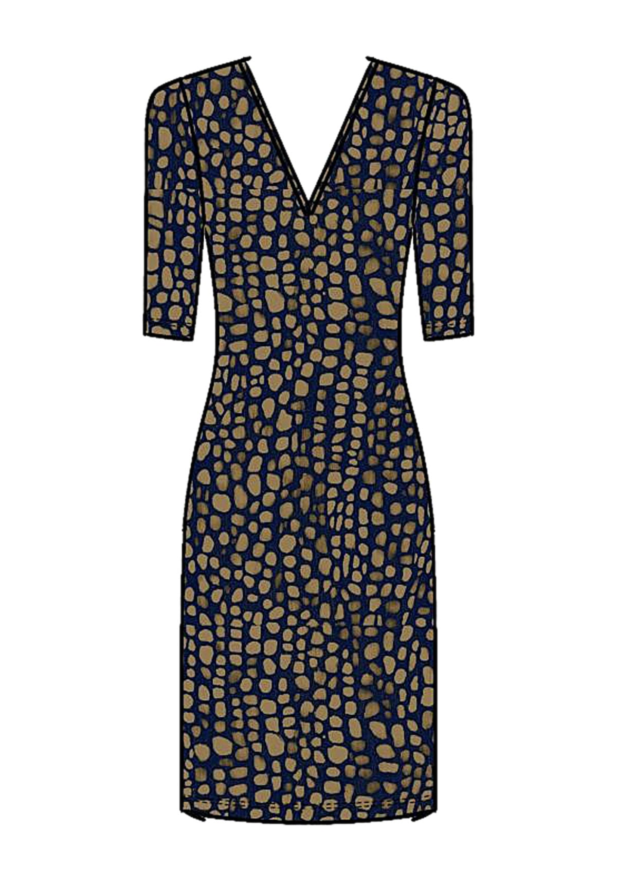 Vestido Curto Estampado Em Malha Lez A Lez Feminino 9154E