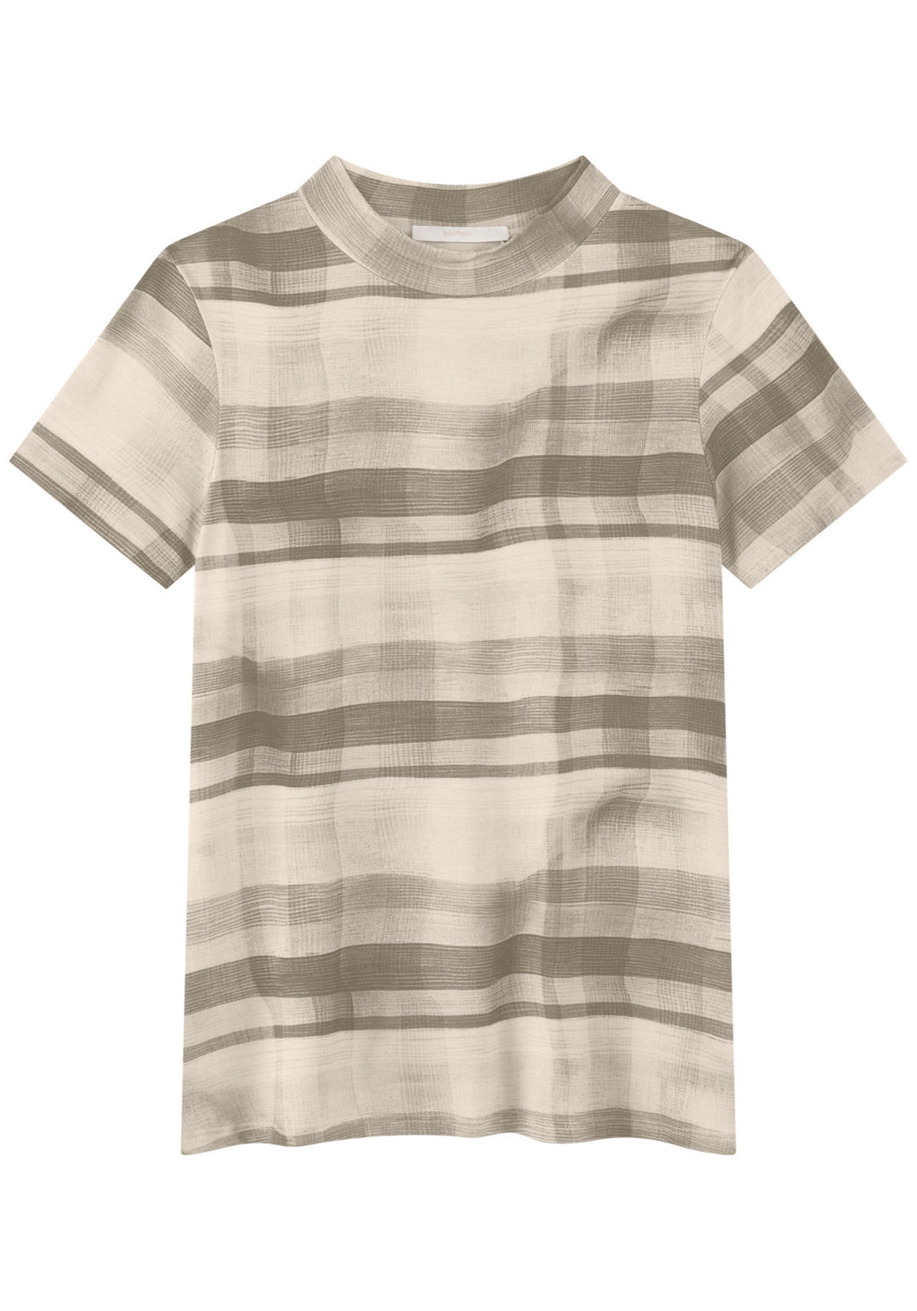 Blusa Estampada De Mangas Curtas Lez A Lez Feminino 7774E