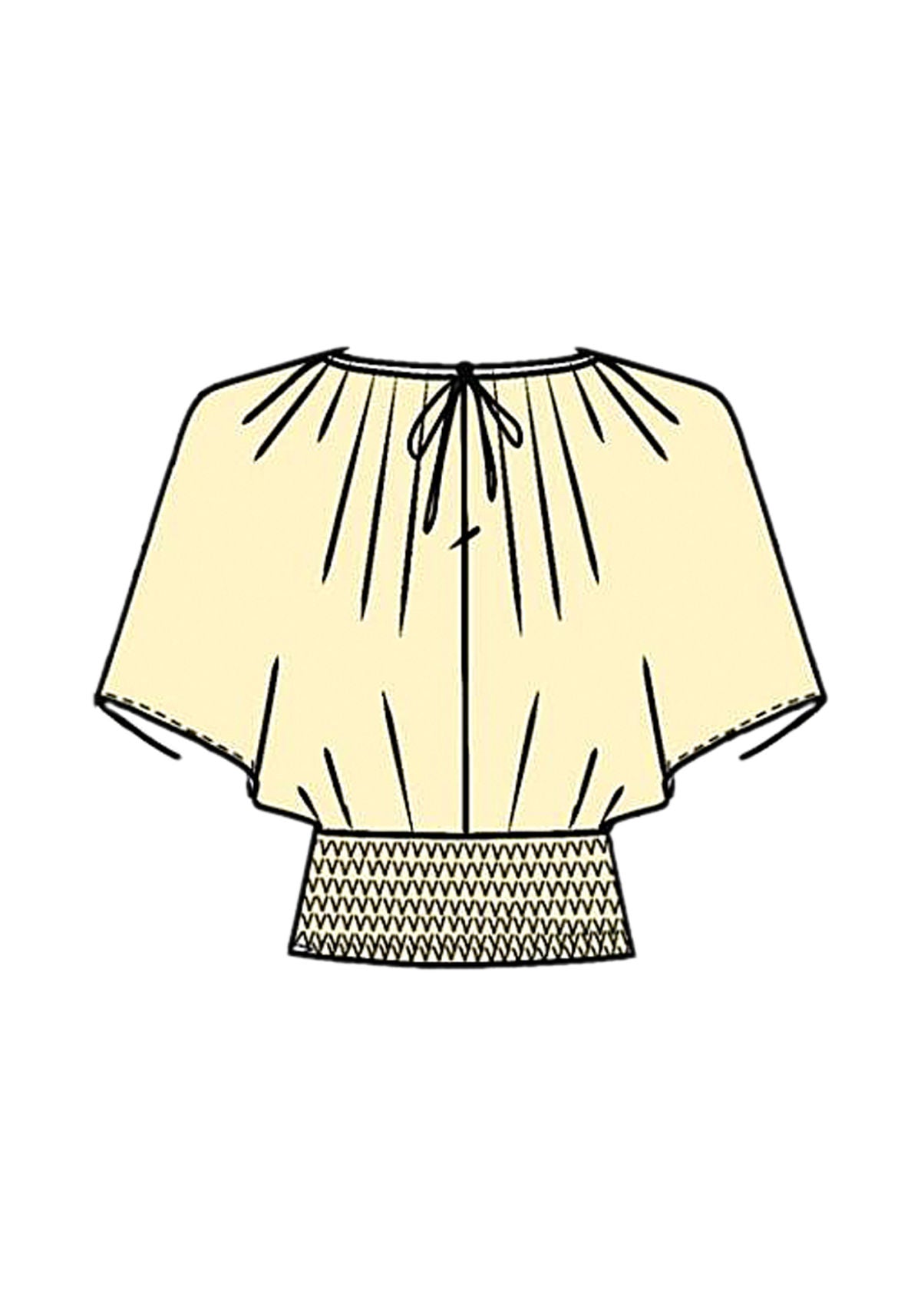 Blusa De Mangas Curtas Com Lurex Lez A Lez Feminino 9498E
