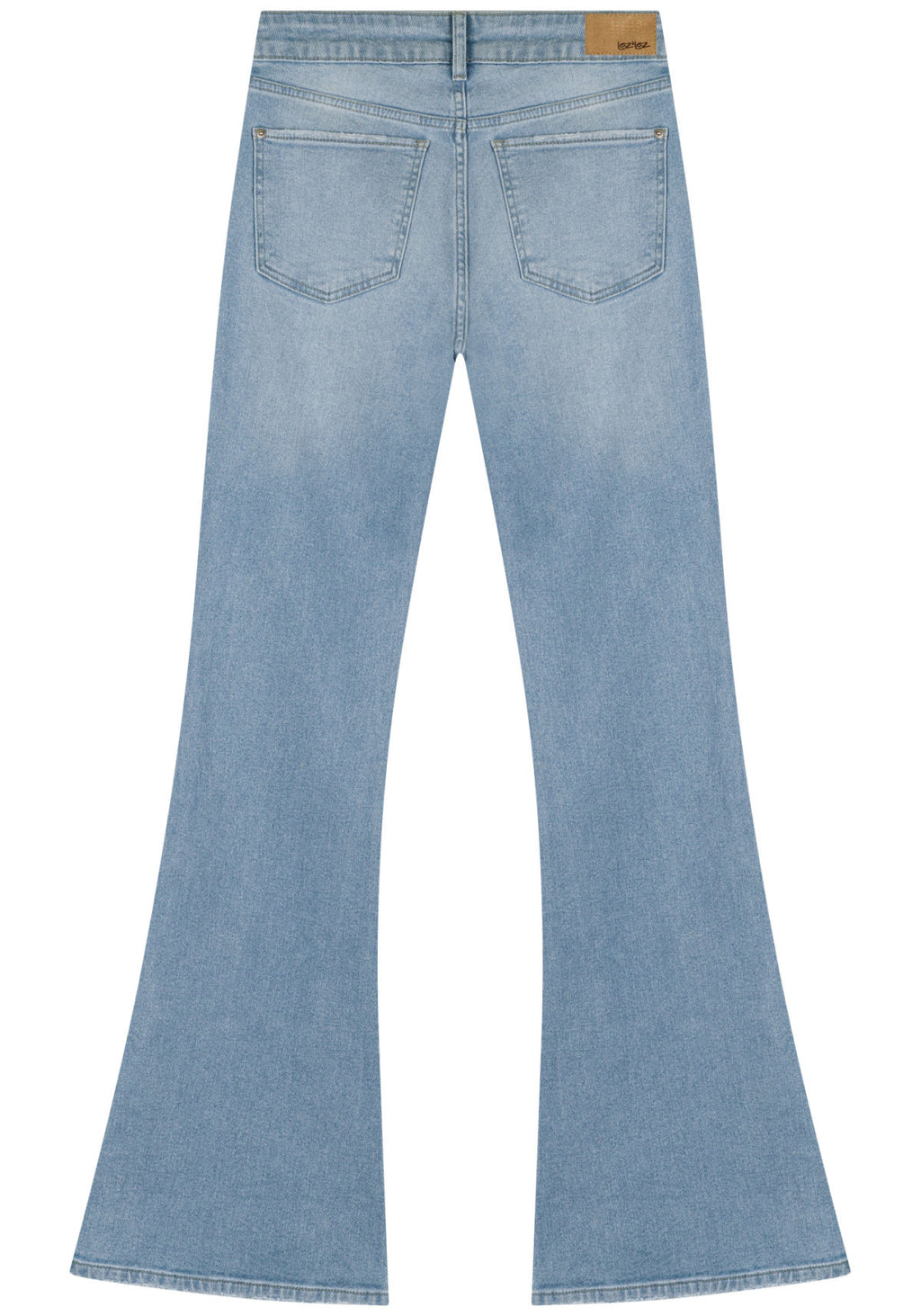 Calça Jeans Flare Com Cintura Alta E Elastano