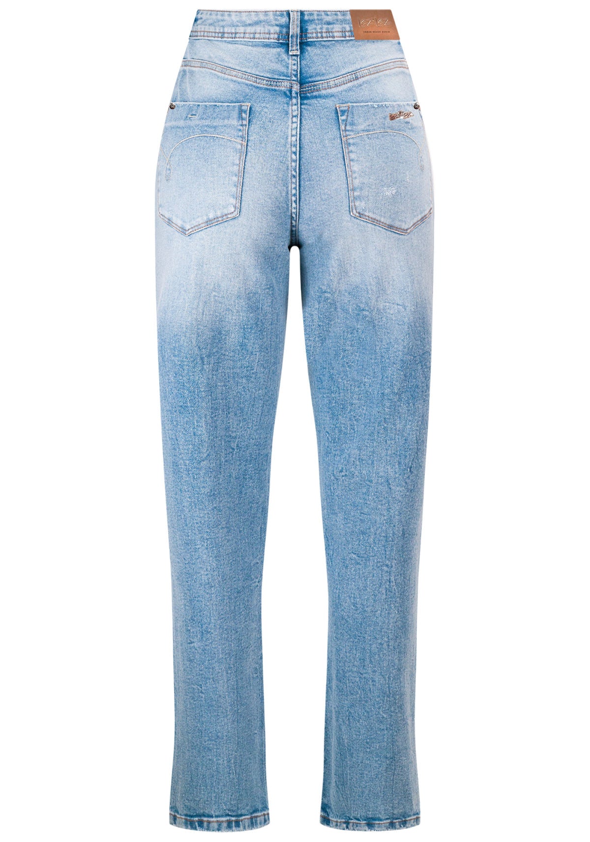 Calça Jeans Reta Slim Cropped Lez A Lez Feminino 9399L