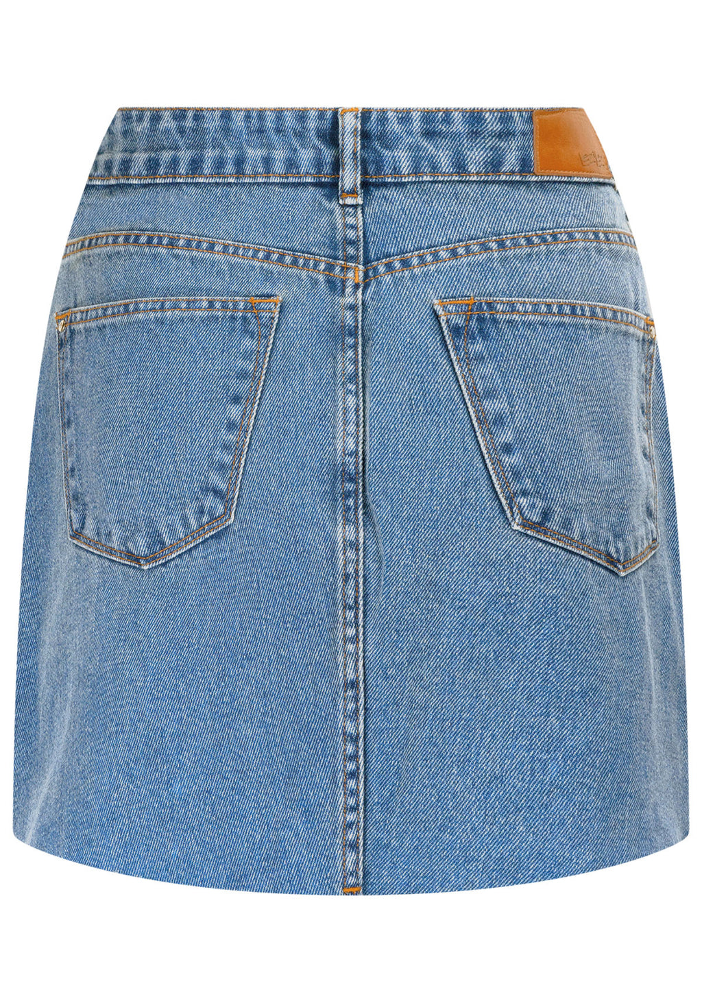 Saia Jeans Curta com Cintura Alta Lez A Lez Feminino 9460L