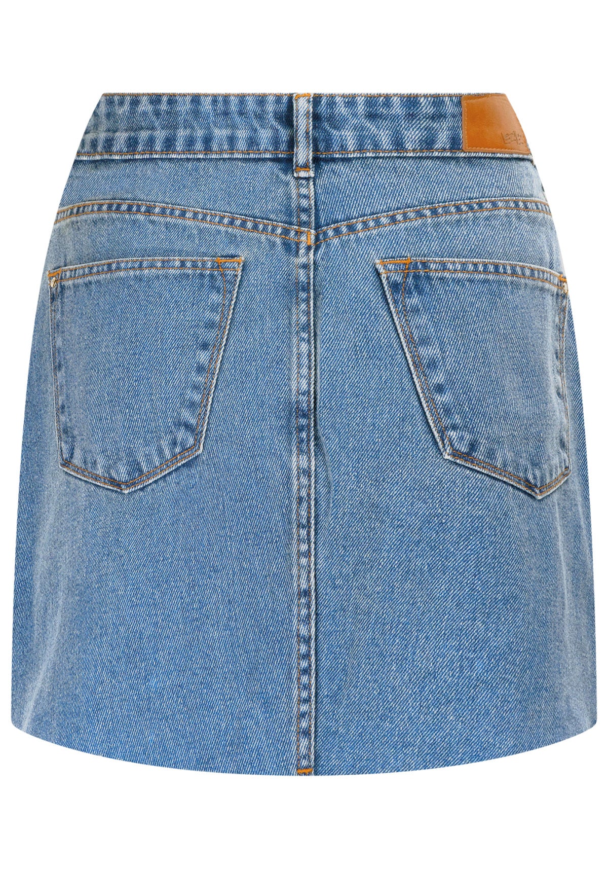 Saia Jeans Curta com Cintura Alta Lez A Lez Feminino 9460L