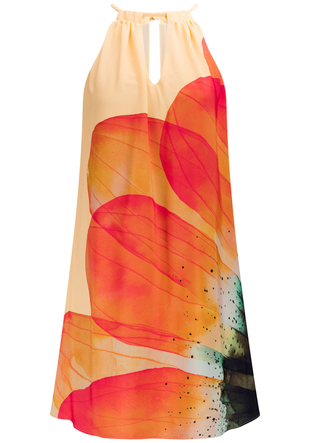 Vestido Curto Amplo com Estampa Lez A Lez Feminino 3222E