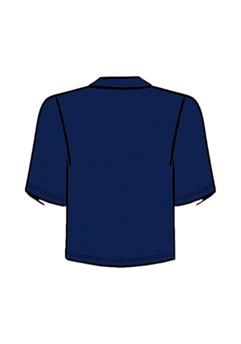 T-shirt Com Gola Em Malha Liocel Lez a Lez Feminino 9477E