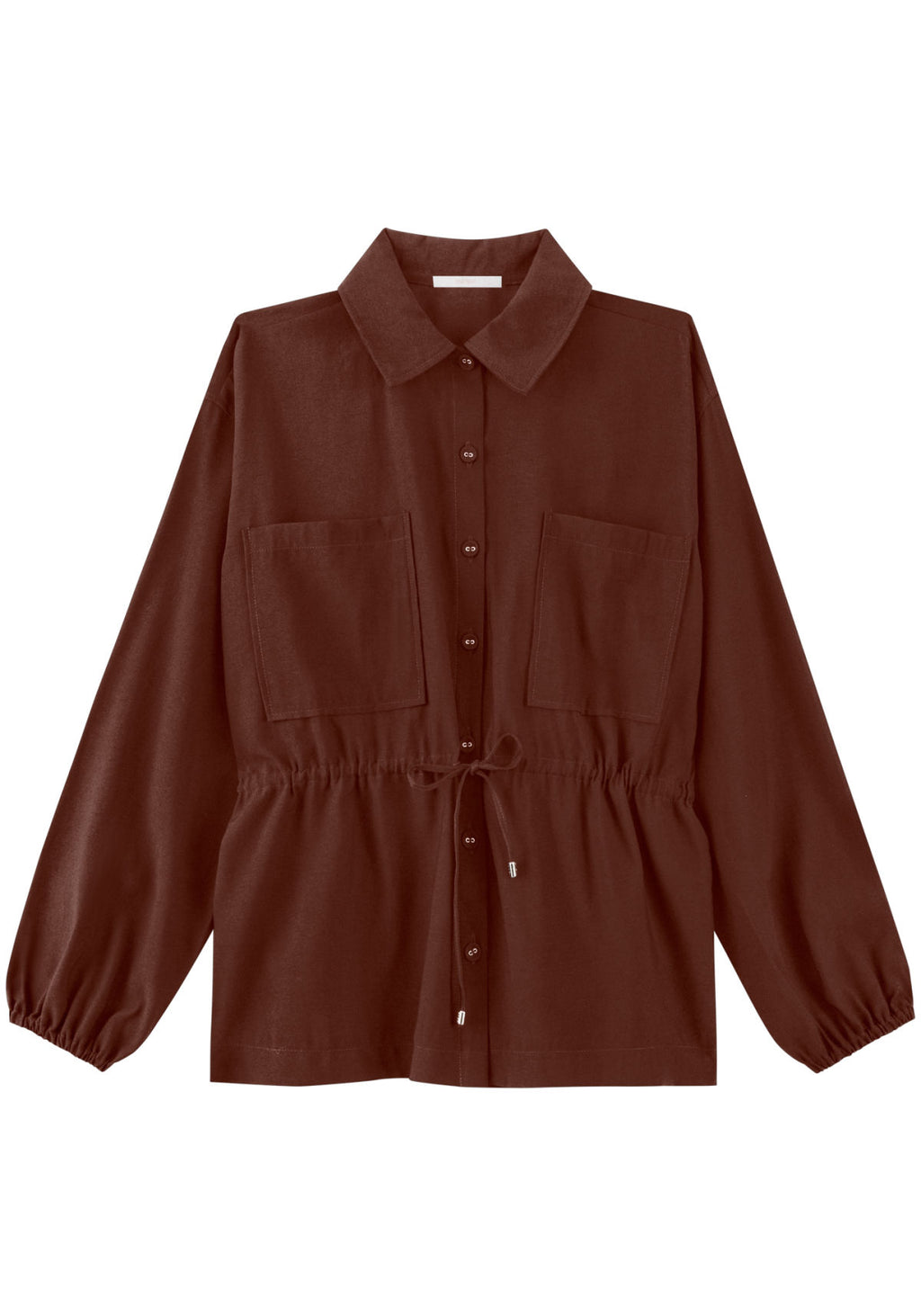 Parka De Mangas Longas Com Gola Lez A Lez Feminino 8066E