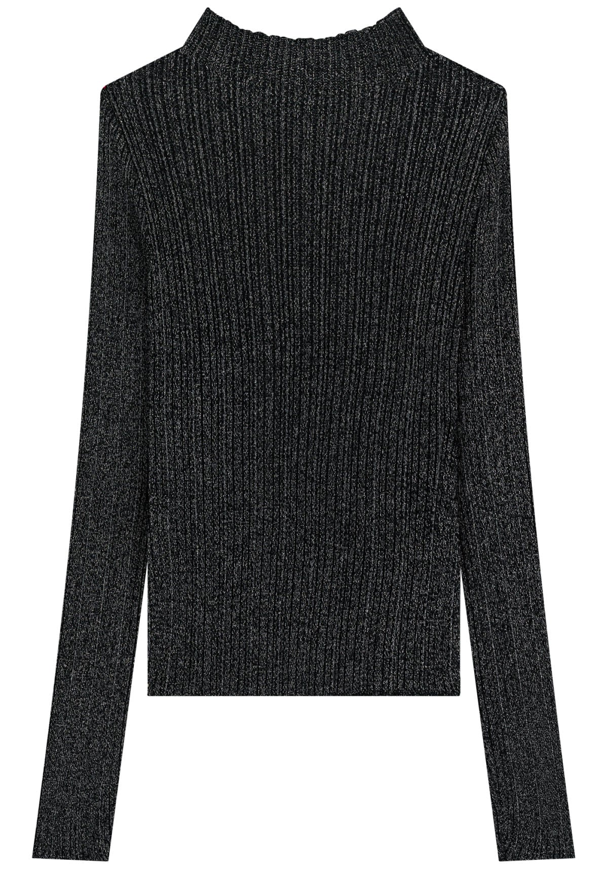 Blusa Manga Longa Tricô Fio Lurex Lez a Lez Feminino 7338E