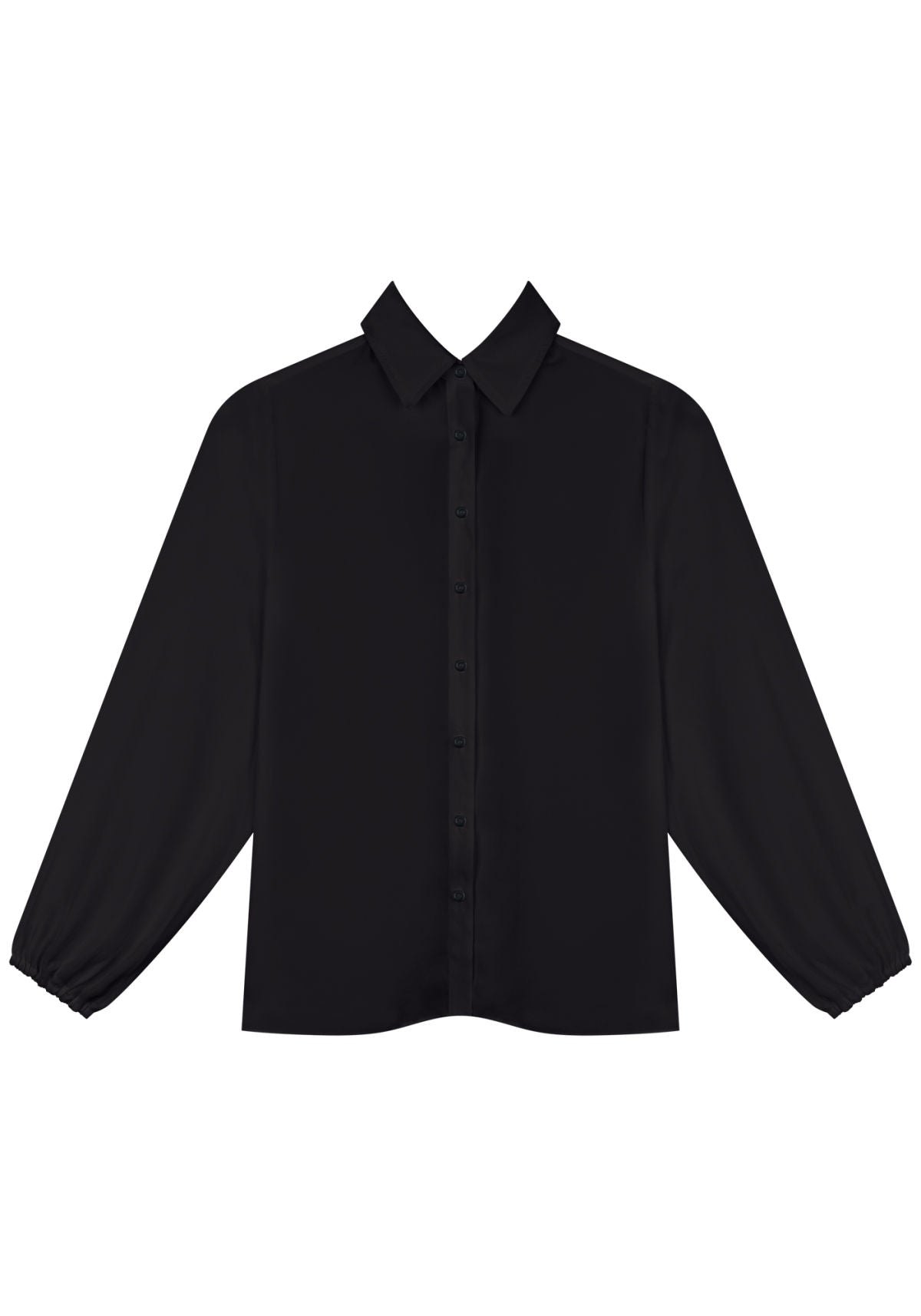Camisa Lisa Alongada Com Mangas Lez A Lez Feminino 9163E