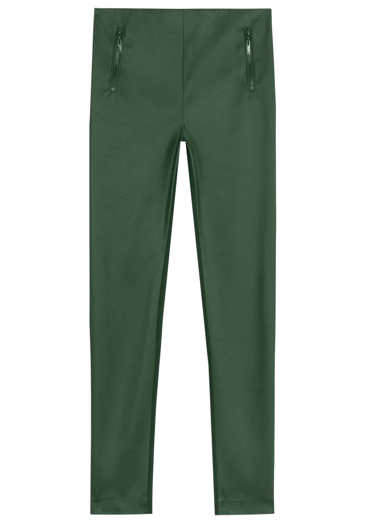 Calça Skinny Cintura Média em PU Lez A Lez Feminino 1068L
