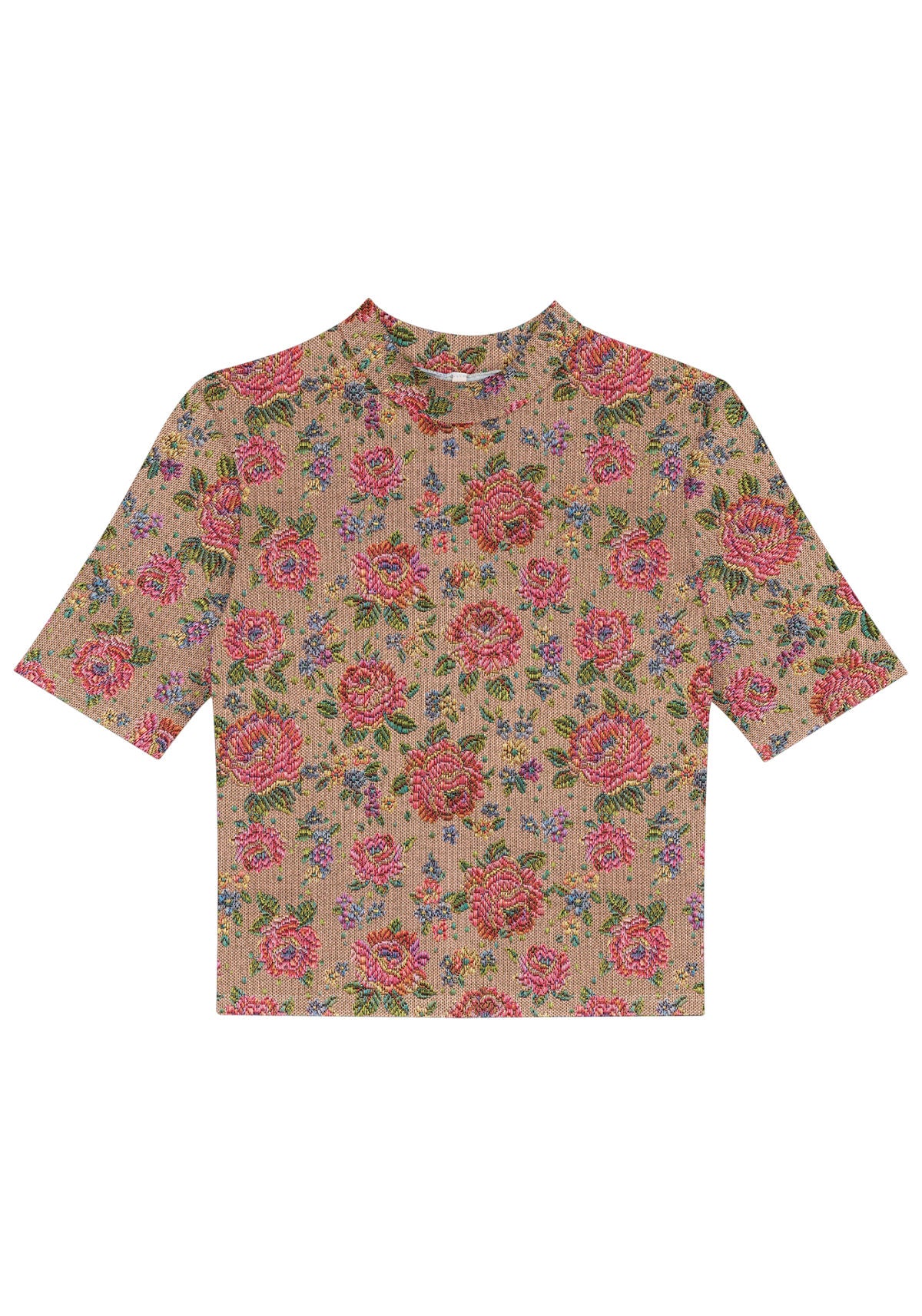 Blusa Manga Curta Canelada Lez A Lez Feminino 5016L