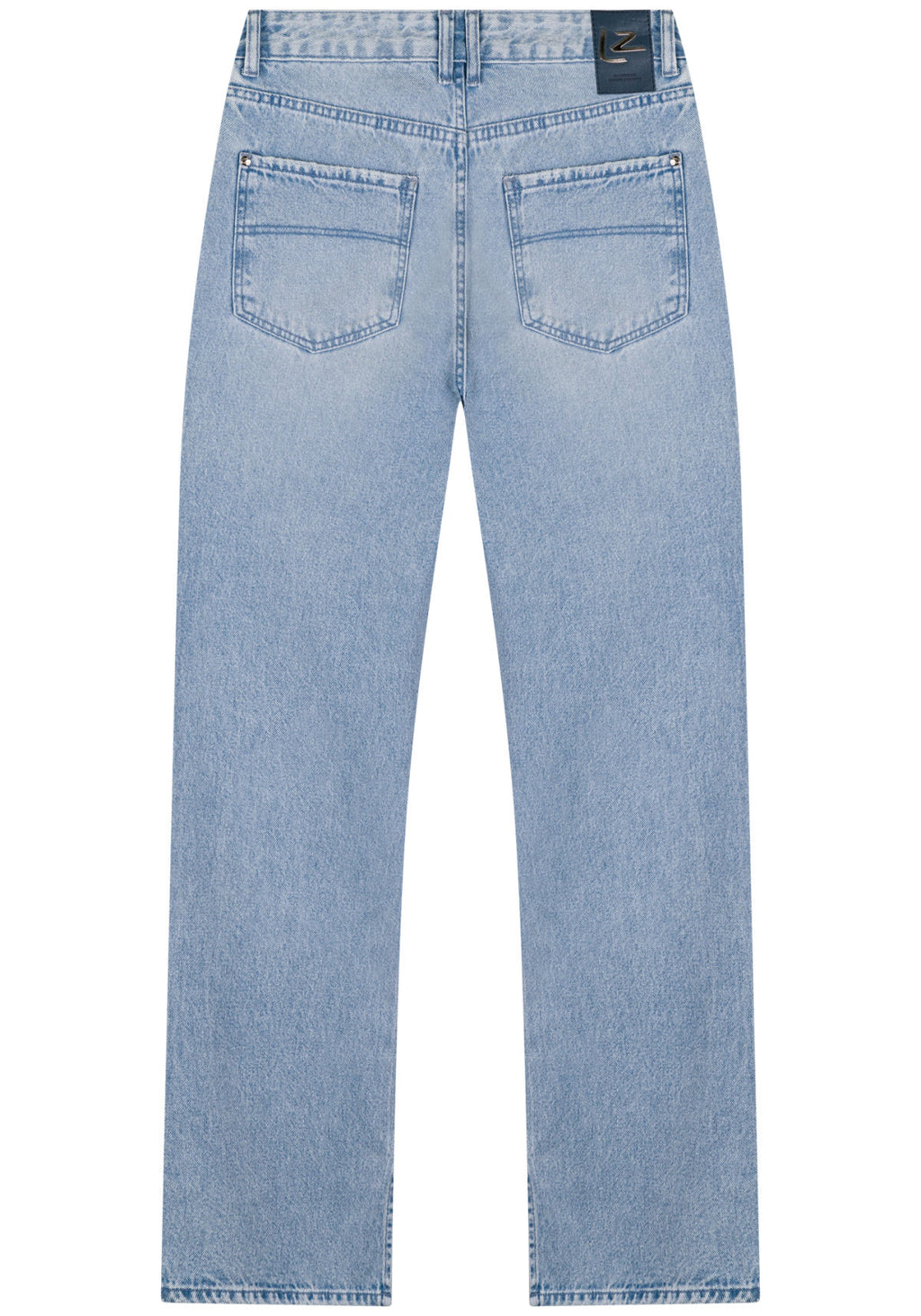Calça Jeans Reta De Cintura Alta Lez A Lez Feminino 2280E