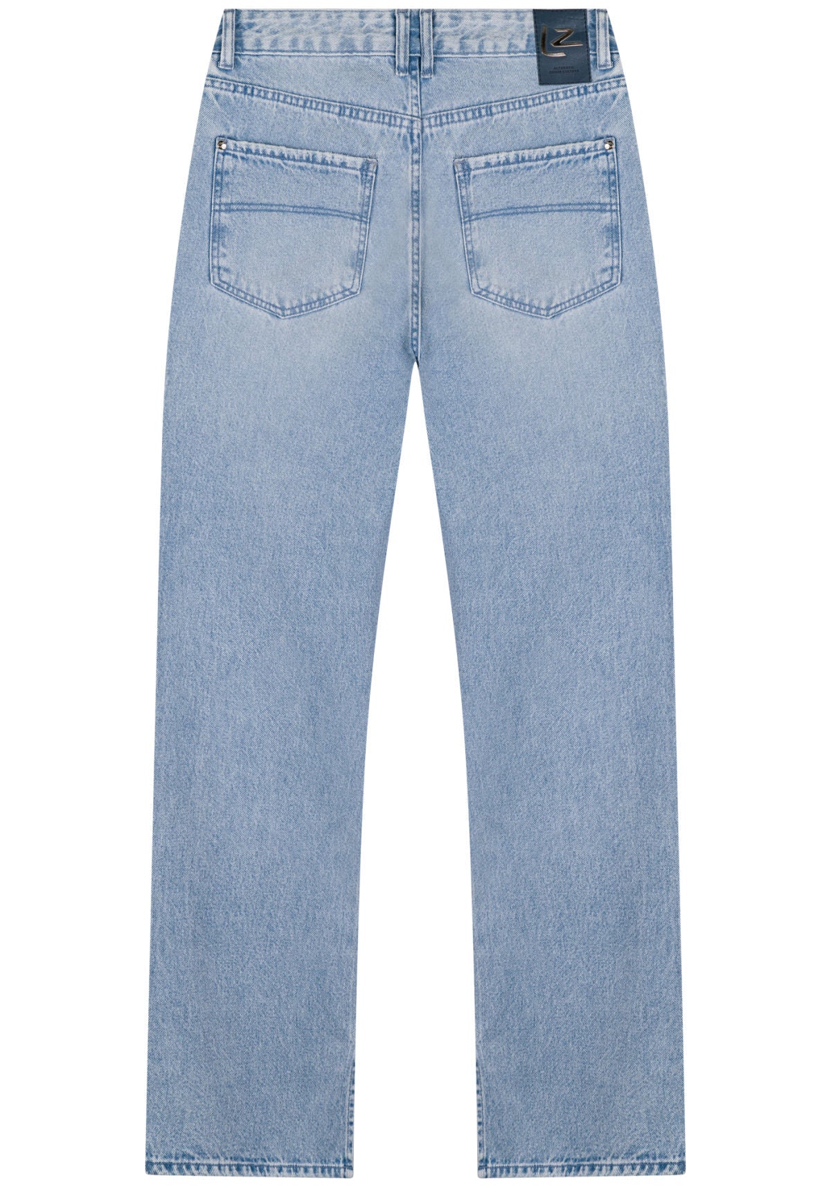 Calça Jeans Reta De Cintura Alta Lez A Lez Feminino 2280E