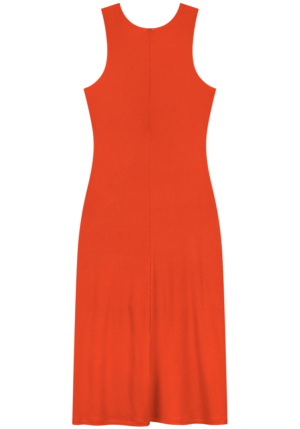 Vestido Midi Em Malha Canelada Lez A Lez Feminino 5313E