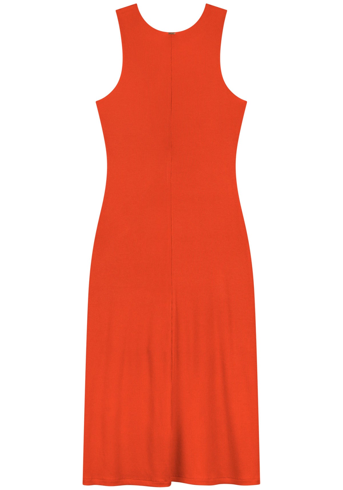 Vestido Midi Em Malha Canelada Lez A Lez Feminino 5313E