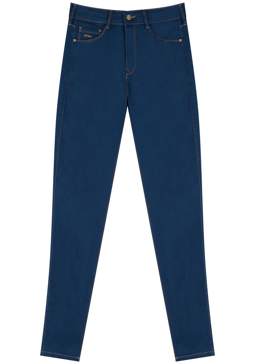 Calça Jeans Skinny De Cintura Alta Lez A Lez Feminino 9498L