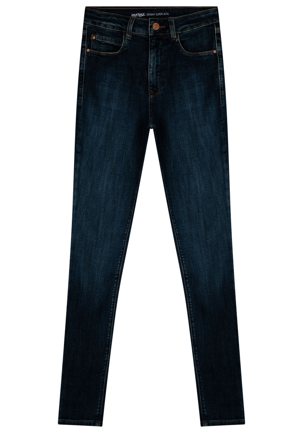 Calça Jeans Skinny Escura Lez A Lez Feminino 7923L