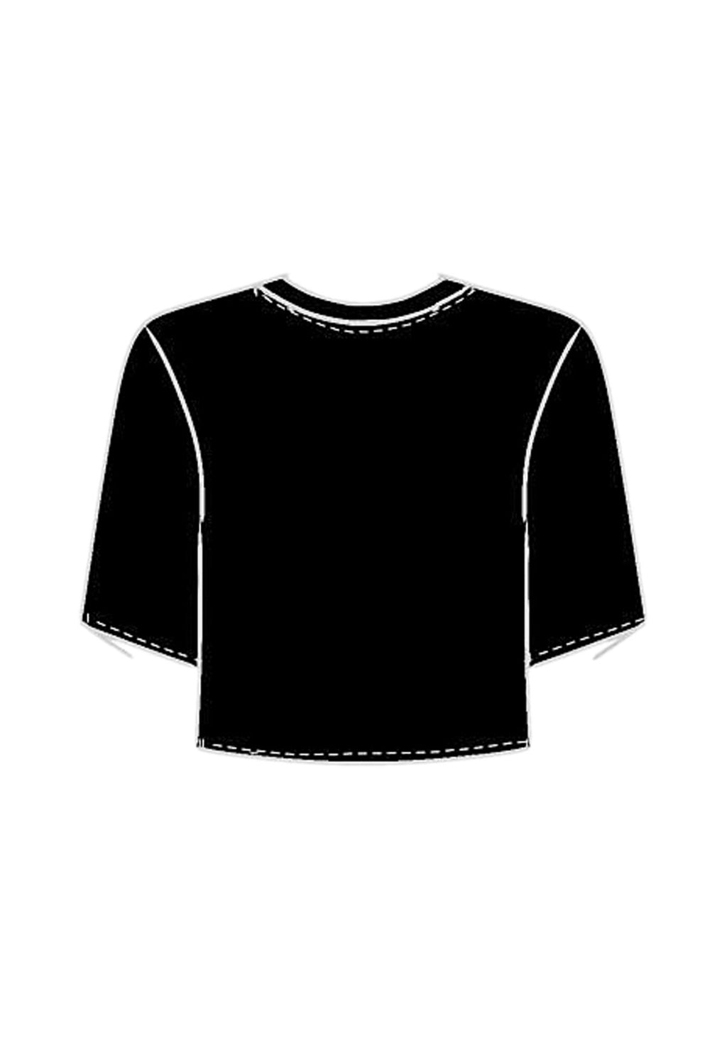 Blusa De Mangas Curtas Retilínea Lez A Lez Feminino 9472E