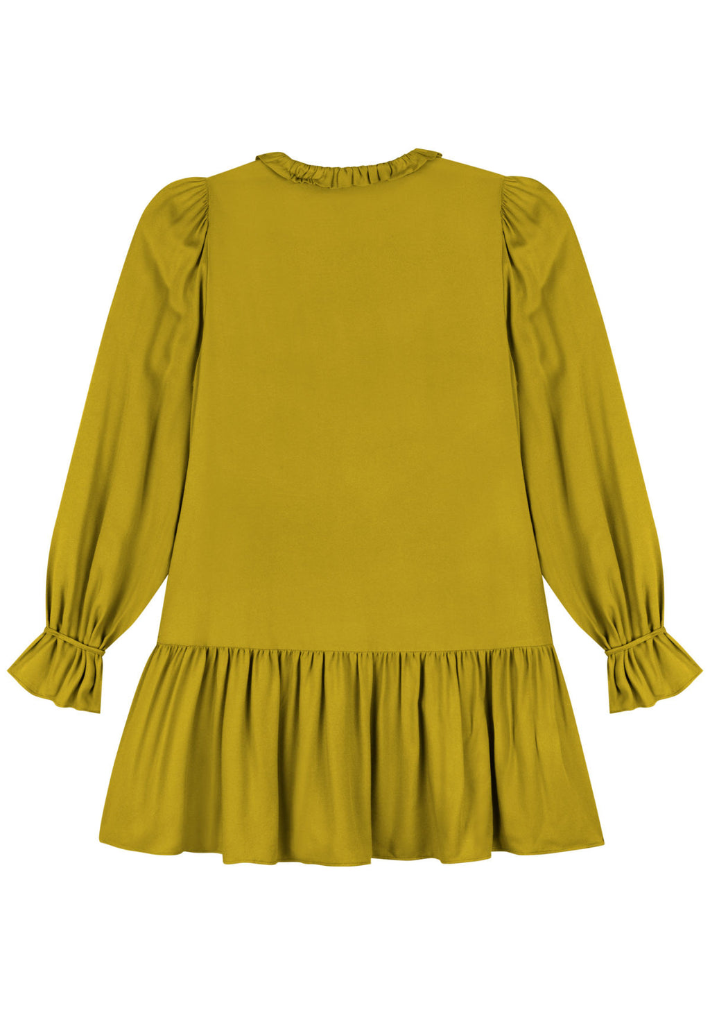 Vestido Curto De Manga Longa Lez A Lez Feminino 9276E