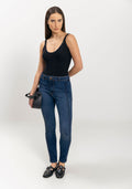 Calça Jeans Jegging Com Nervuras Lez A Lez Feminino 1517E