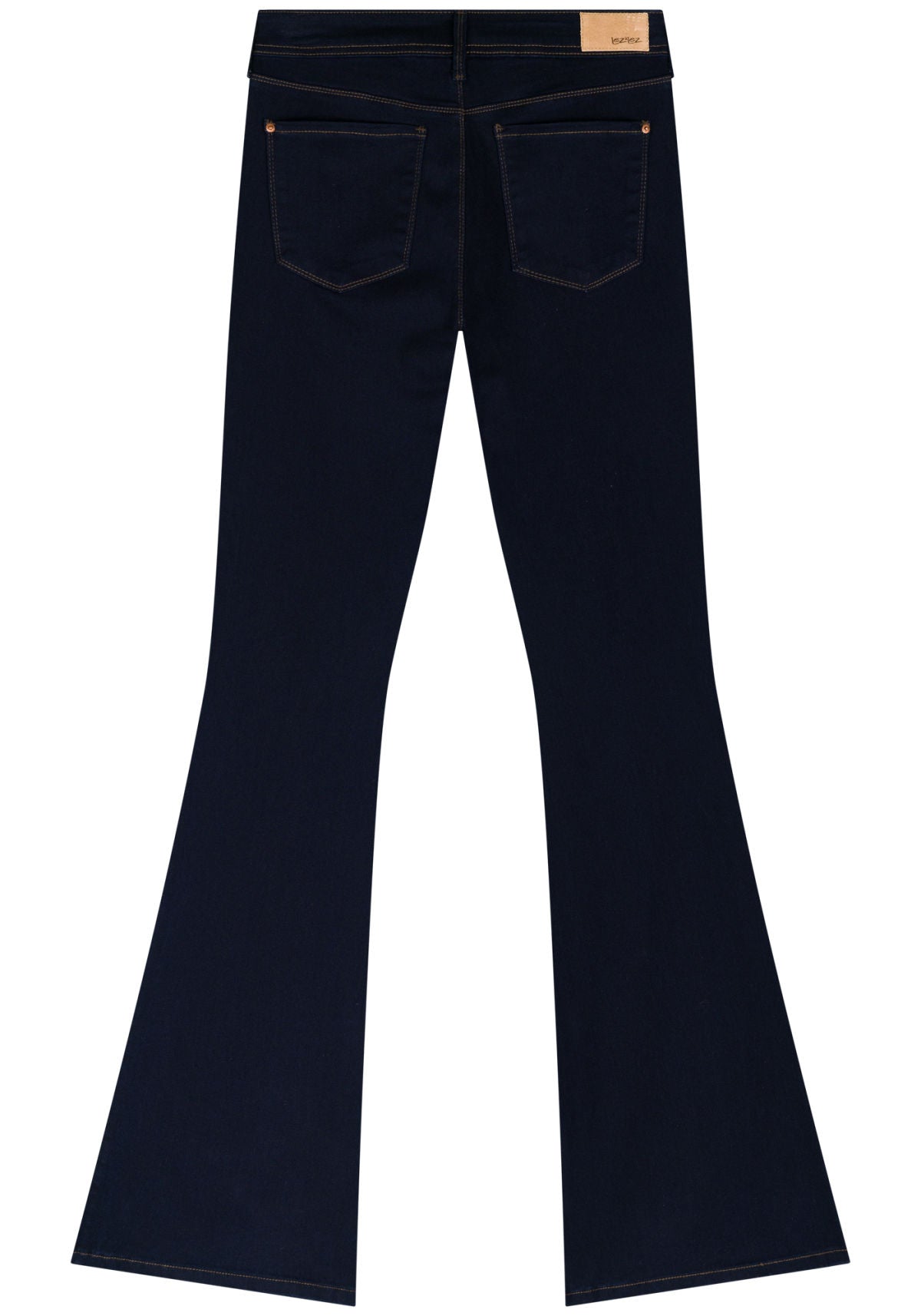 Calça Flare Jeans Com Cintura Alta Lez A Lez Feminino 9365L