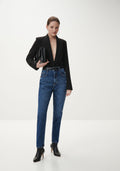 Calça Jeans Mom Cropped Super Alta Lez A Lez Feminino 7904L